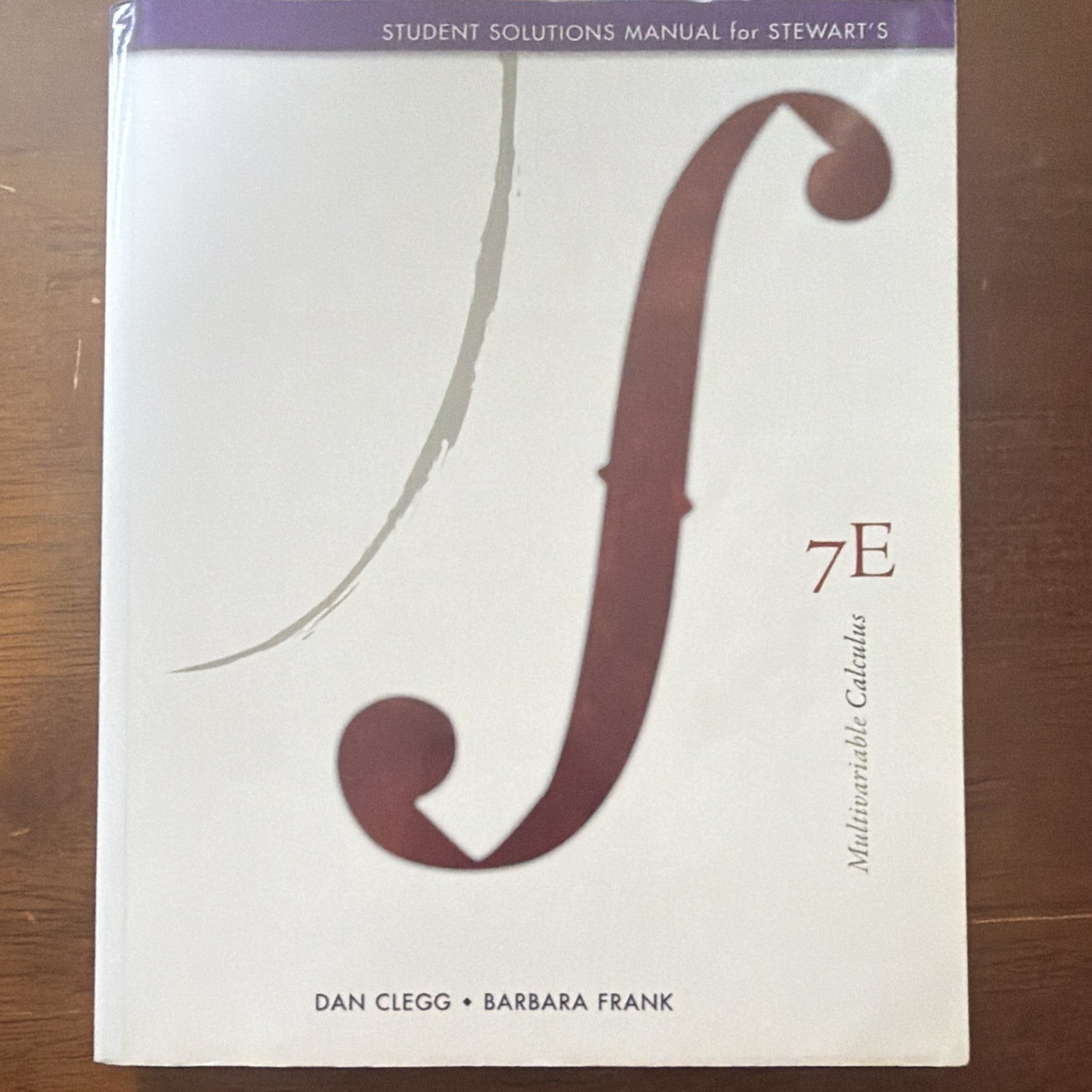 Brooks/Cole Student Solutions Manual Stewart’s Multivariable Calculus 7E