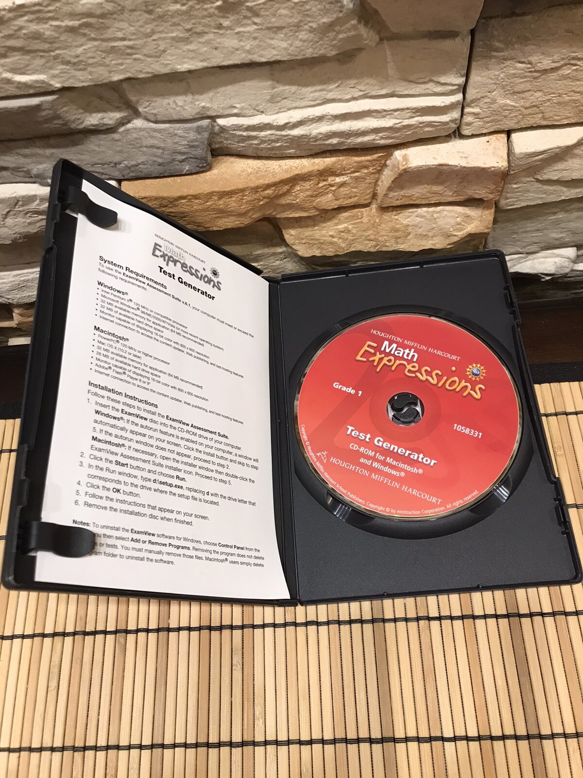 Math Expressions: Test Generator CD-ROM Level 1 For Mac And Windows HFM