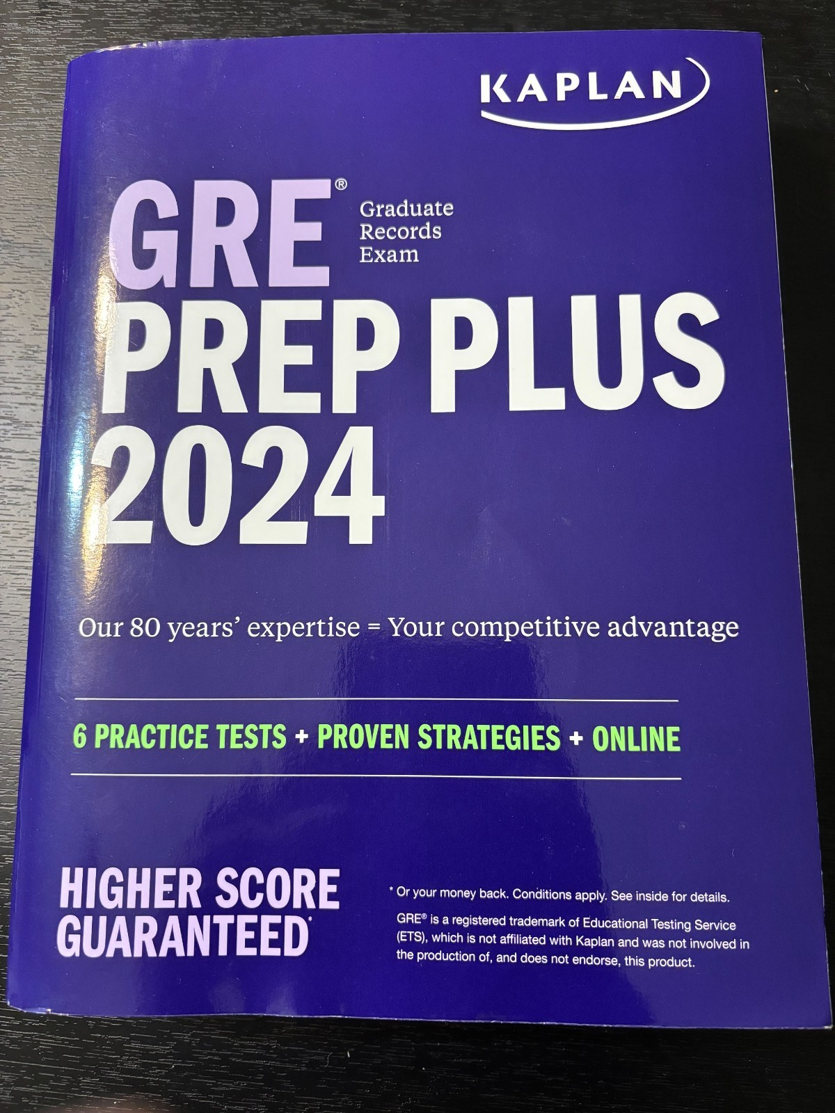 Kaplan GRE Prep Plus 2024: 6 Practice Tests + Proven Strategies + Online