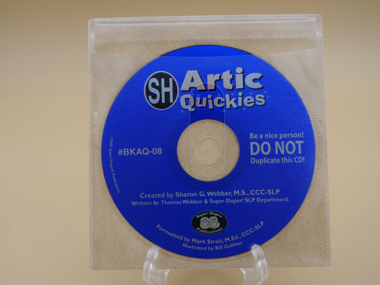 Artic Quickies Reproducible CD-ROM for Vocalic SH