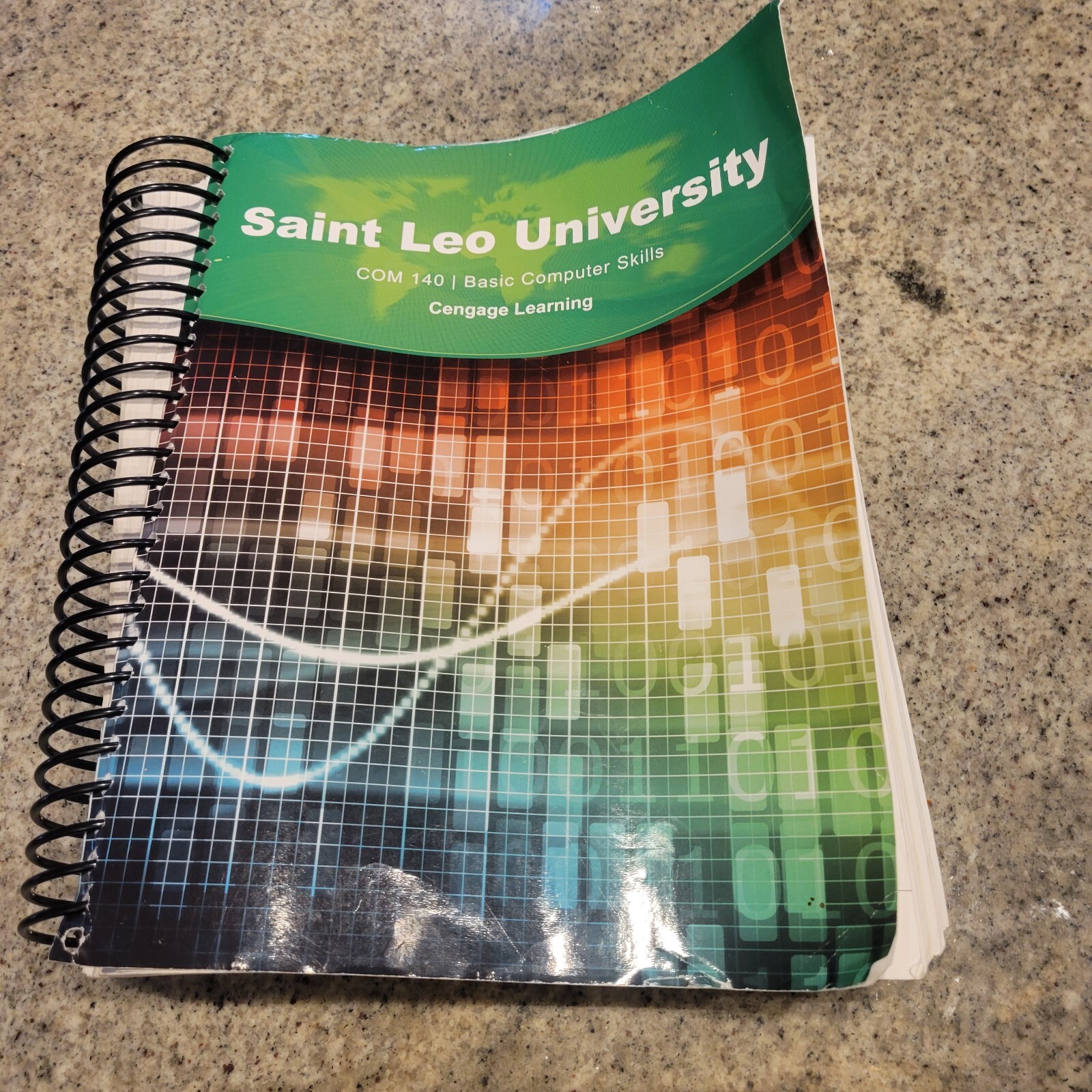 Saint Leo University COM140 Basic Computer Skills Cengage Spiral Workbook