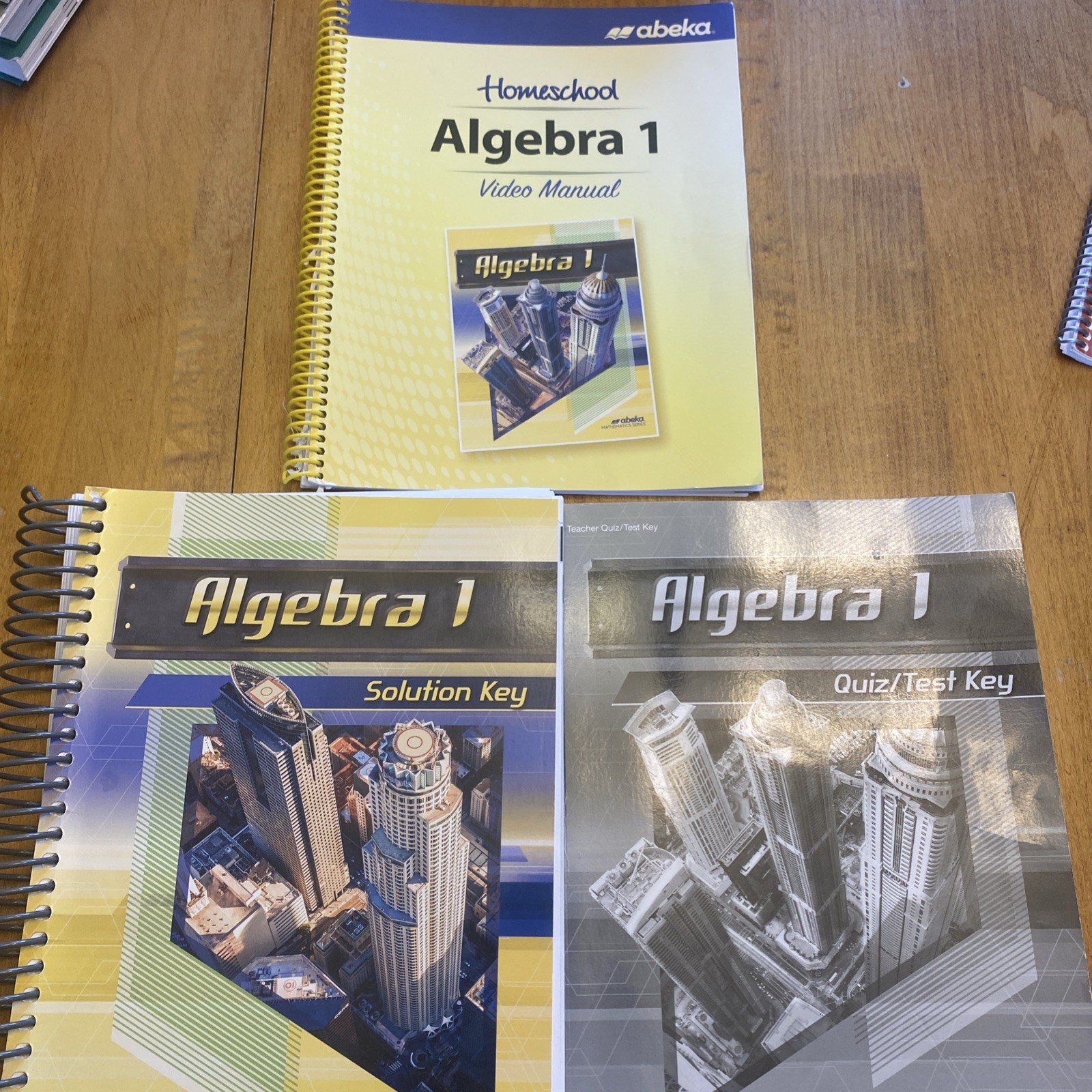 Abeka Algebra 1 Second Edition Teacher Solution Key & Quiz/test Key Homeschool
