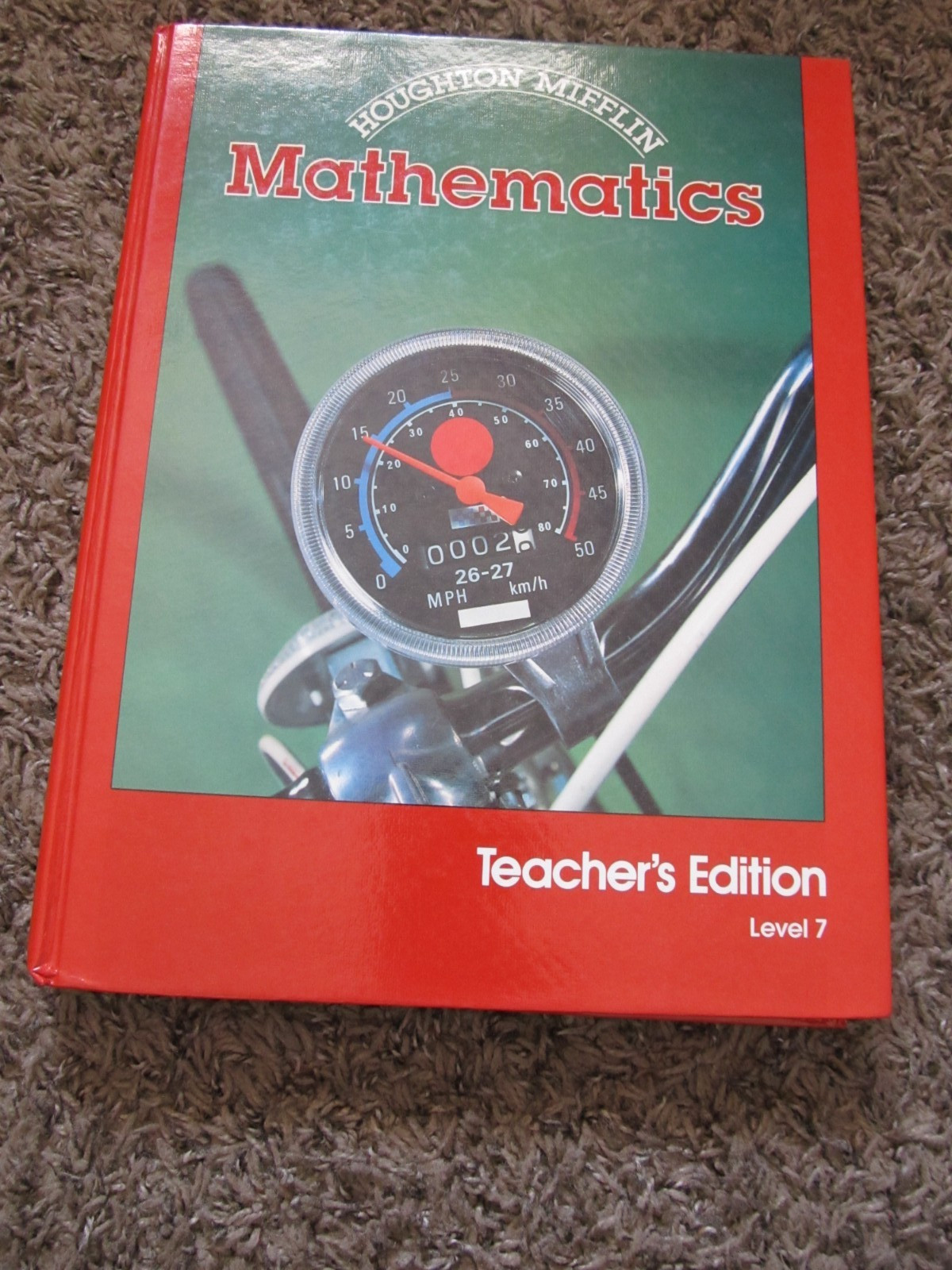 Houghton Mifflin MATHEMATICS Vintage TEACHER’S EDITION Level 7 1983 Hardcover