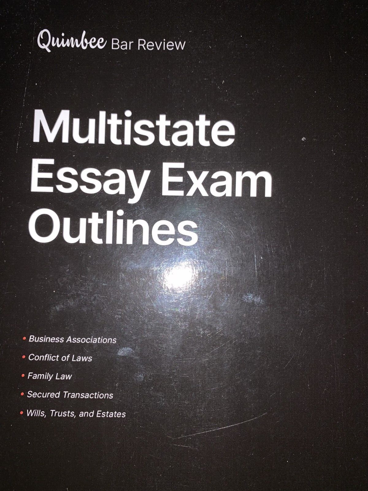 2024 QUIMBEE Bar Exam Prep Review «Multistate ESSAY Exam MEE Outlines»+ Barbri +