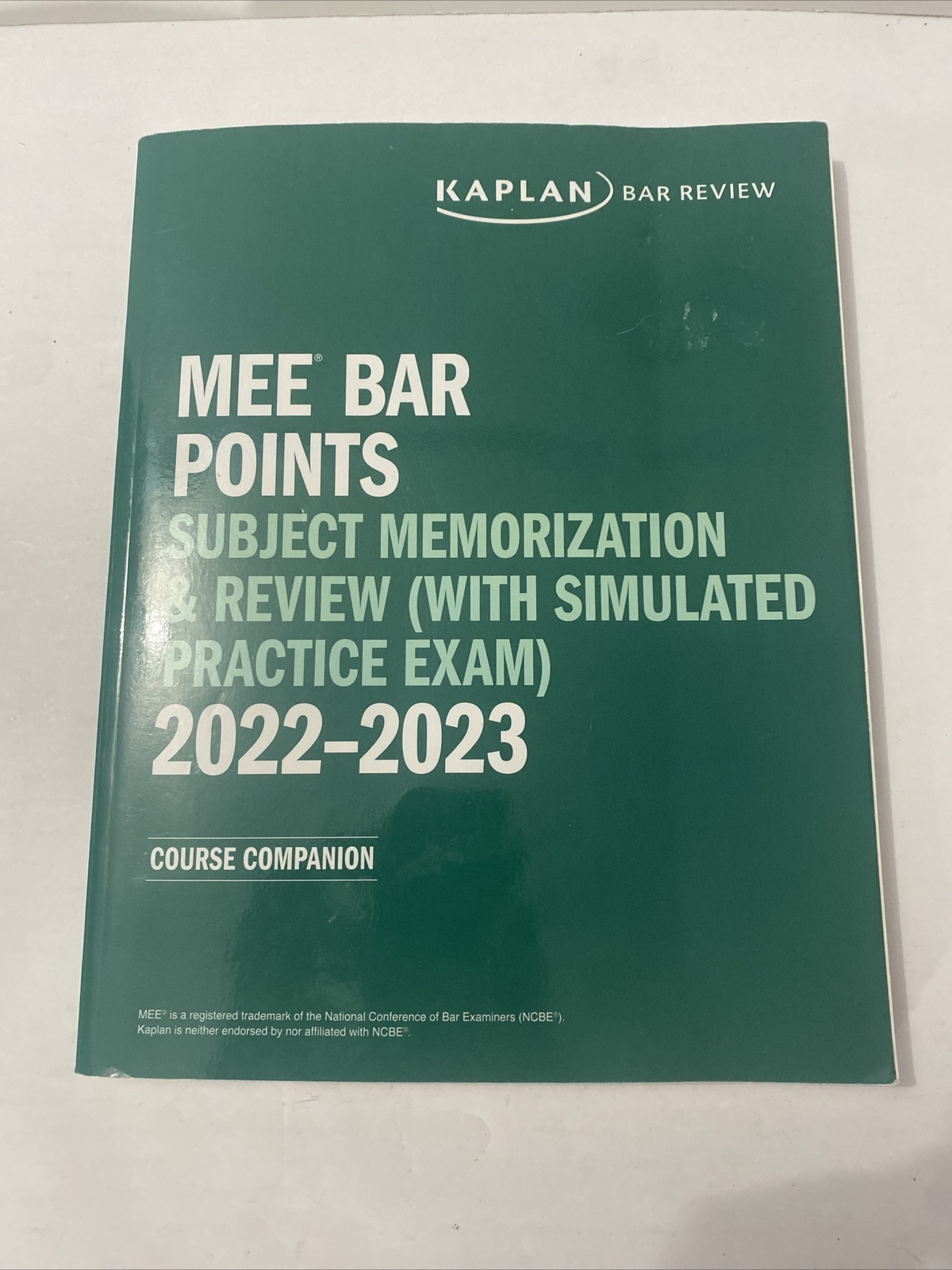 MEE Bar Points Subject Memorization&Review w/Simulated Practice Exam 2022-2023