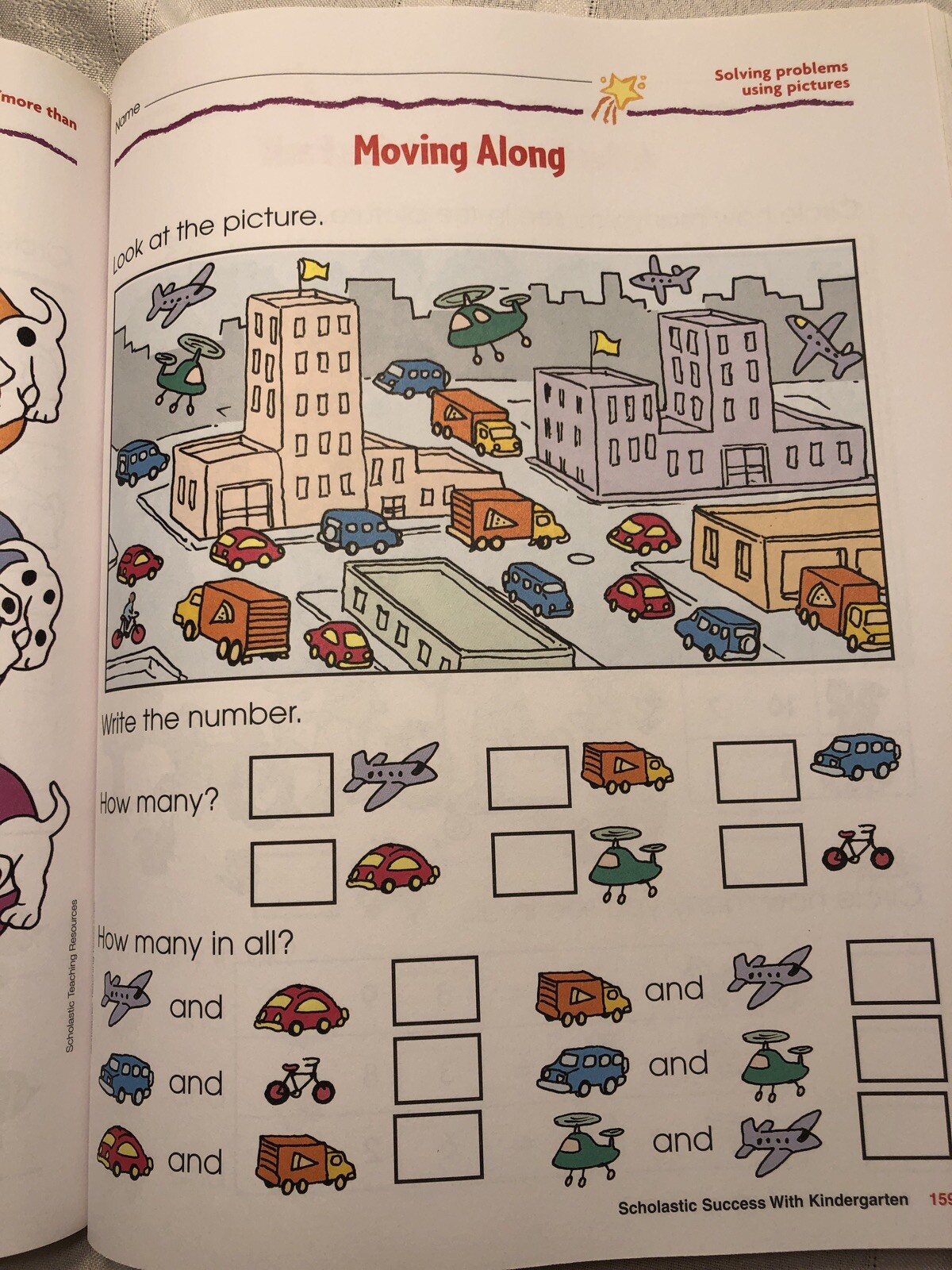 Scholastic – Kindergarten Workbook with Motivational Stickers