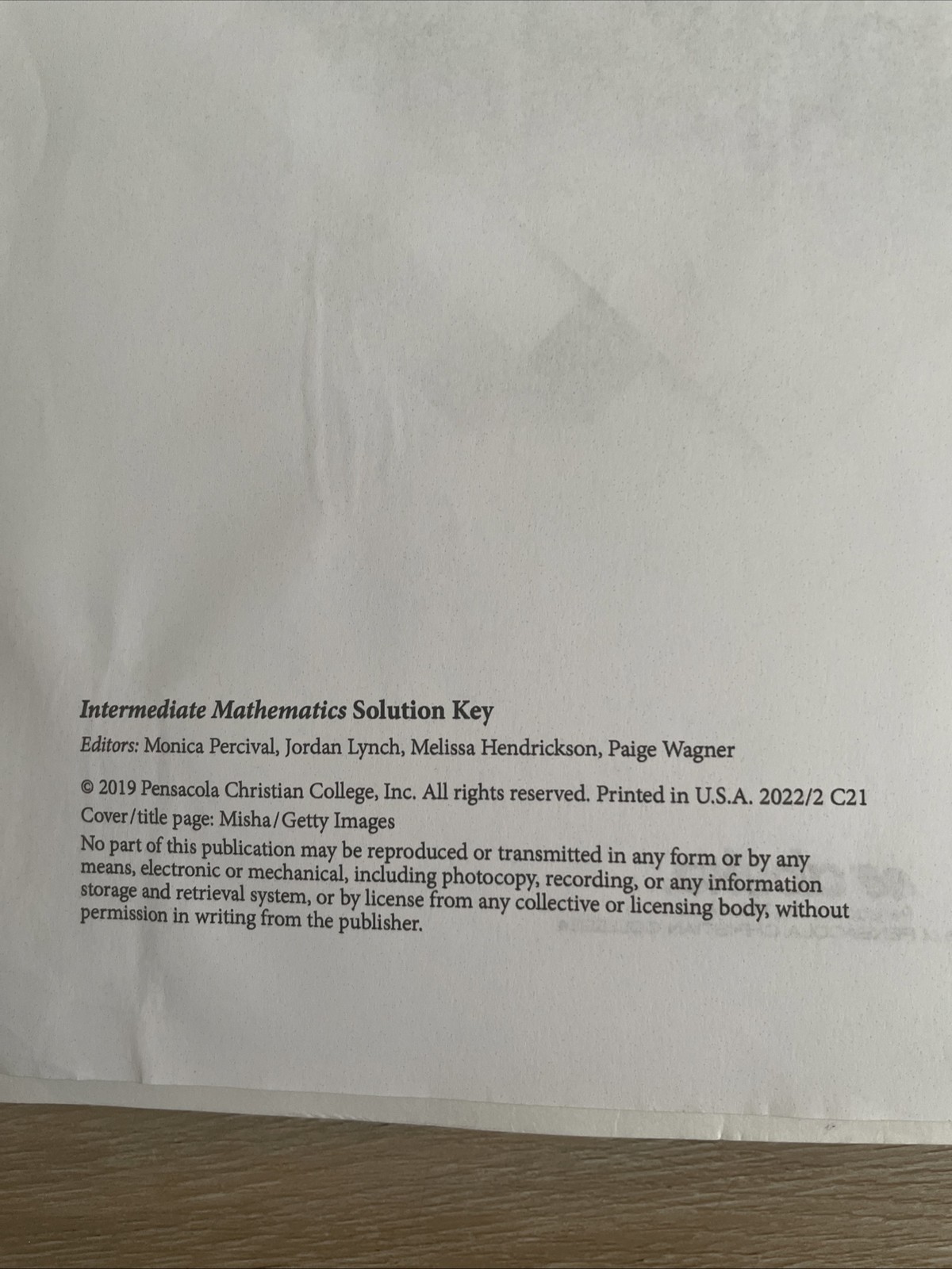 (3) Textbooks Abeka Intermediate Mathematics, Grade 7, Homeschool, USED