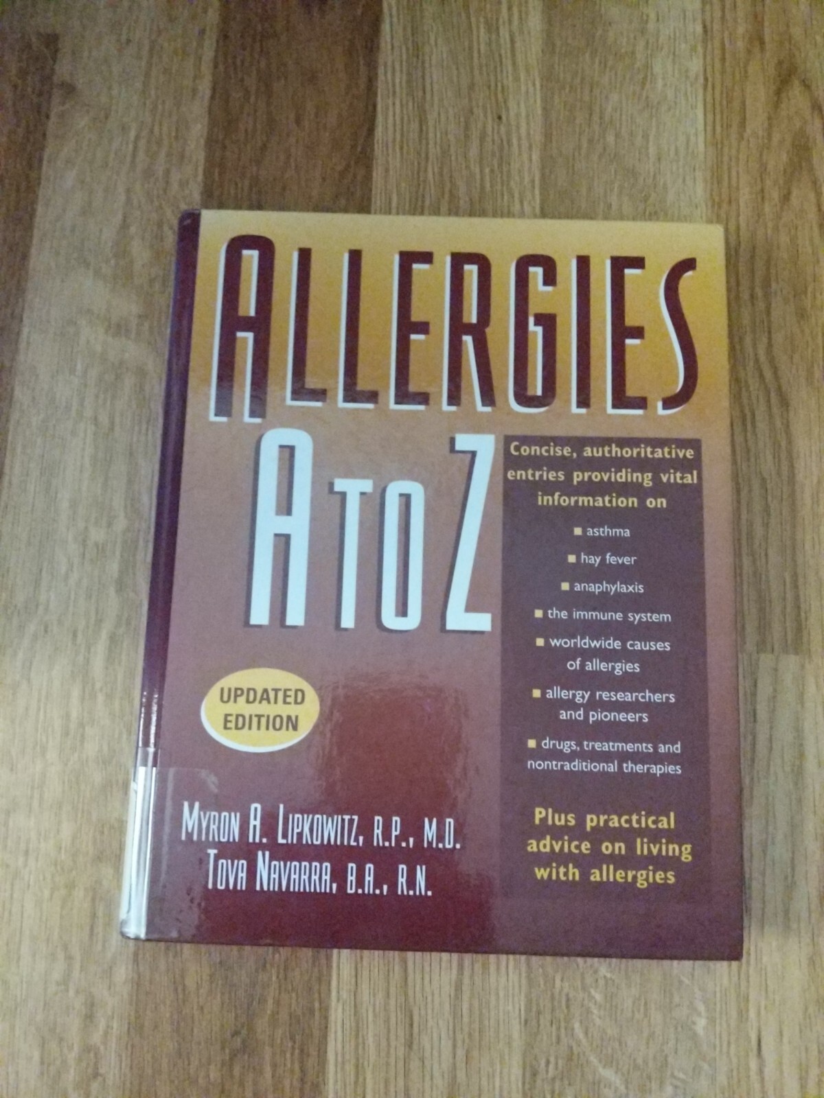 Allergies A-Z Excellent Condition