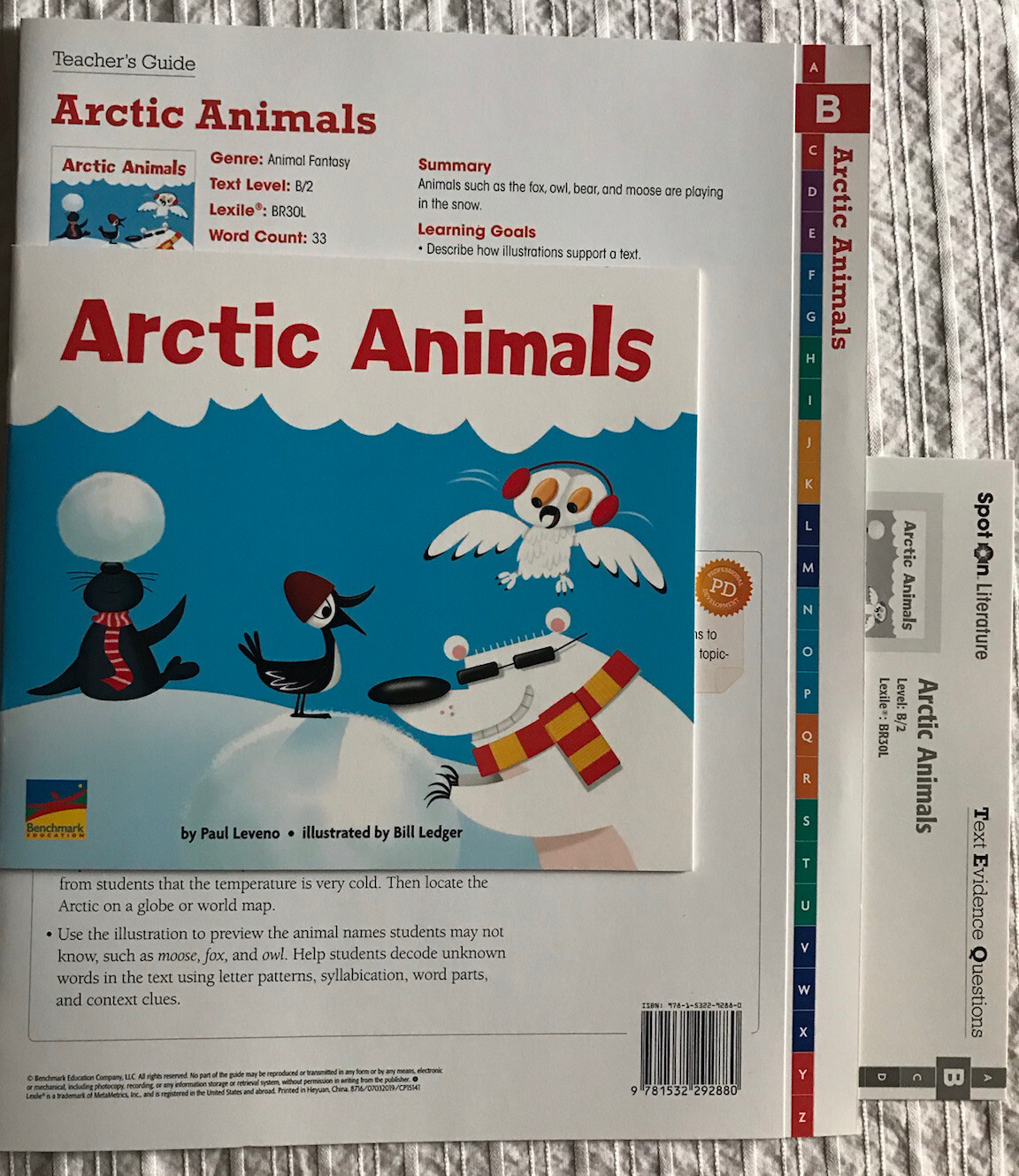 Benchmark Education – Grade K Unit 6:Arctic Animals – Paul – Ledger Leveno