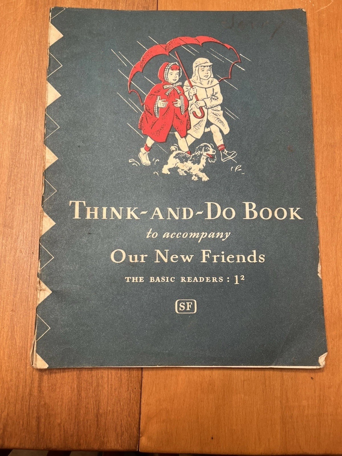 1946-47 Think & Do Book The Basic Reader 1 Our New Friends Workbook