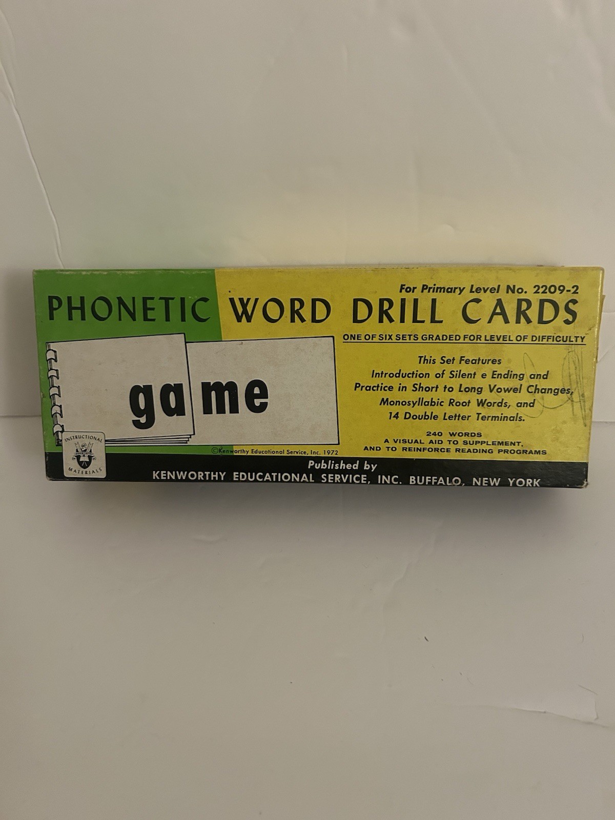 Phonetic Word Drill 2209-2 – Kenworthy Educational Services, 1972 – 10 Packs