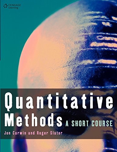 Quantitative Methods: A Short Course by Roger Slater Paperback Book The Fast