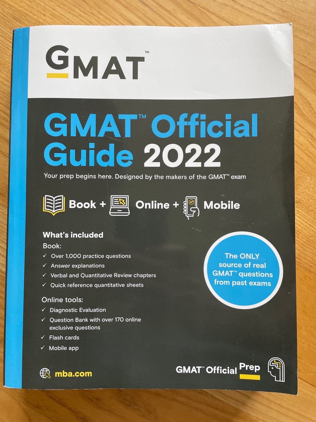 GMAT Official Guide 2022 prep book