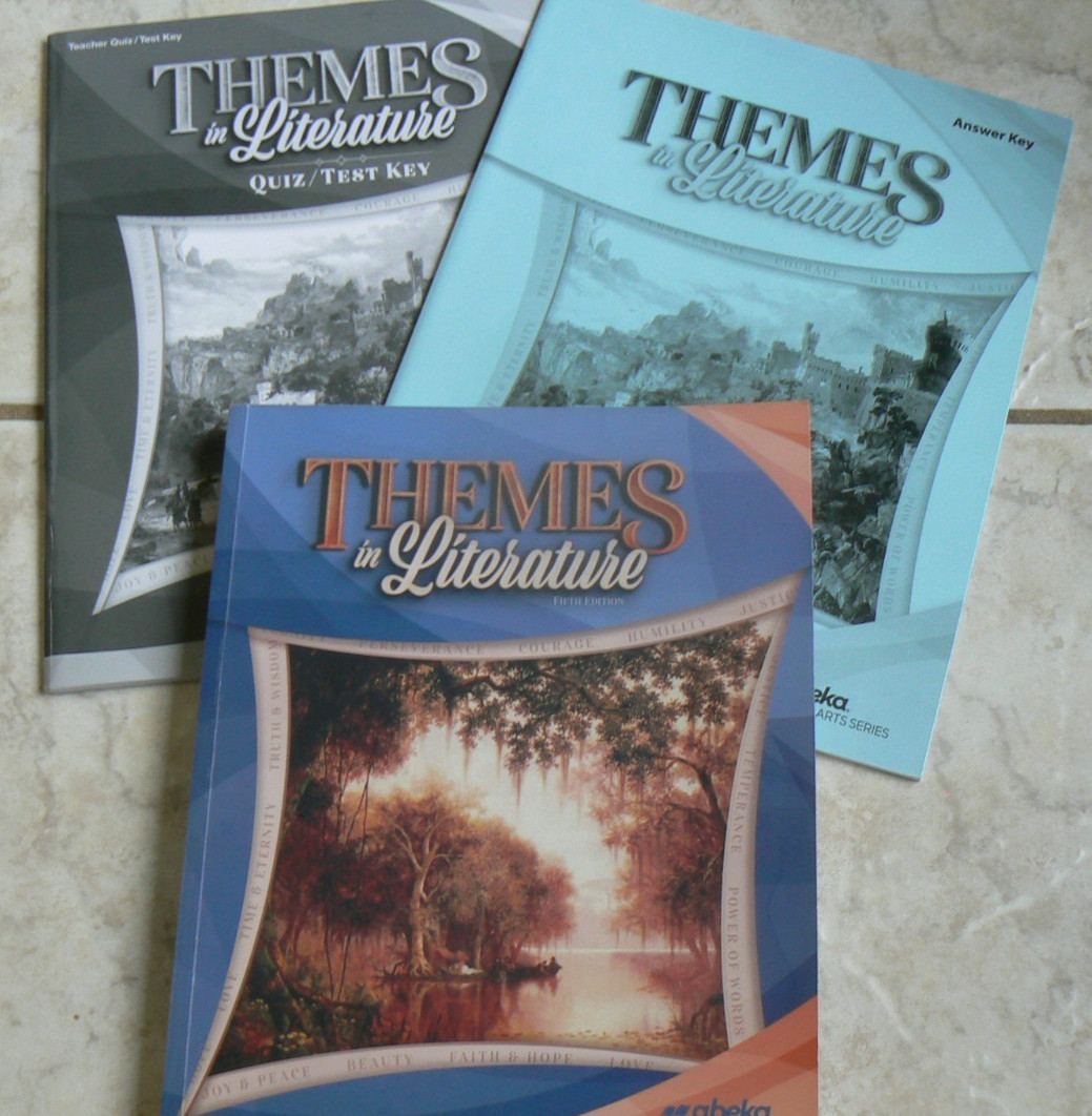 ABeka gr.9 CURRENT 7-pc Language Arts LOT, Literature, Grammar III, Spelling III