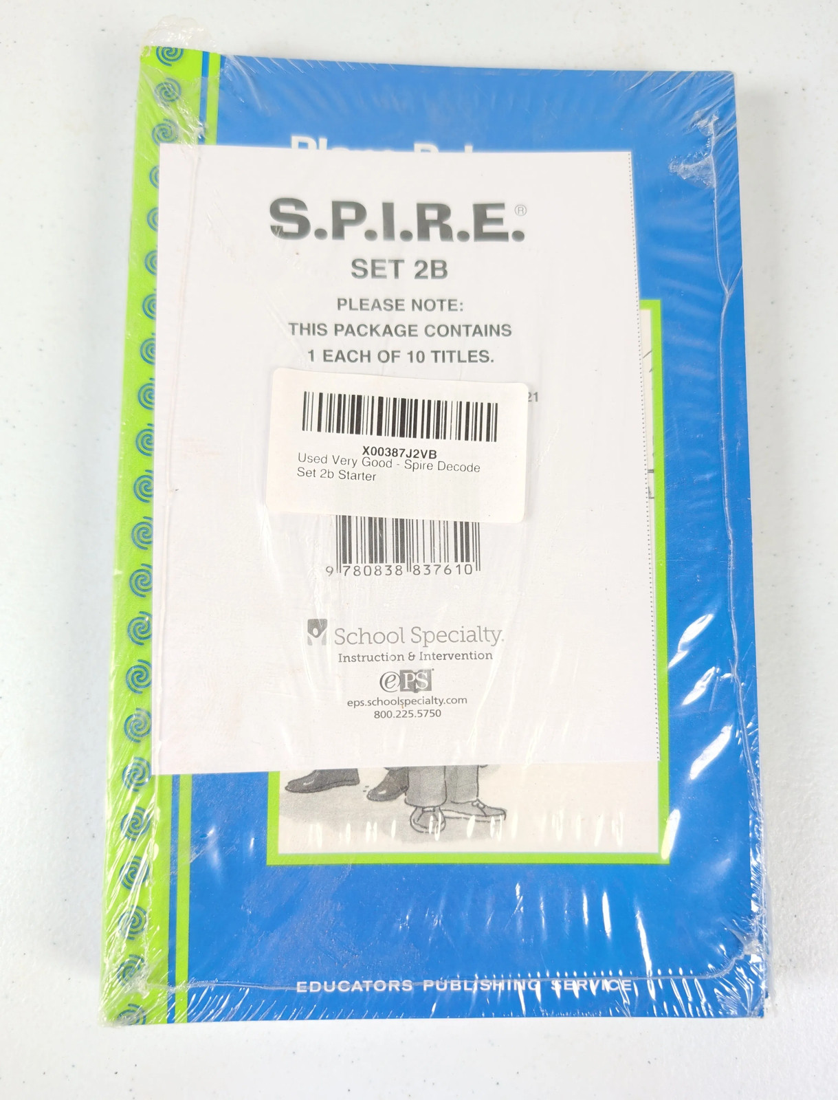 SPIRE Decodable Starter Set 2B (1 Ea of 10 Paperback 3761, Sheila Clark-Edmands