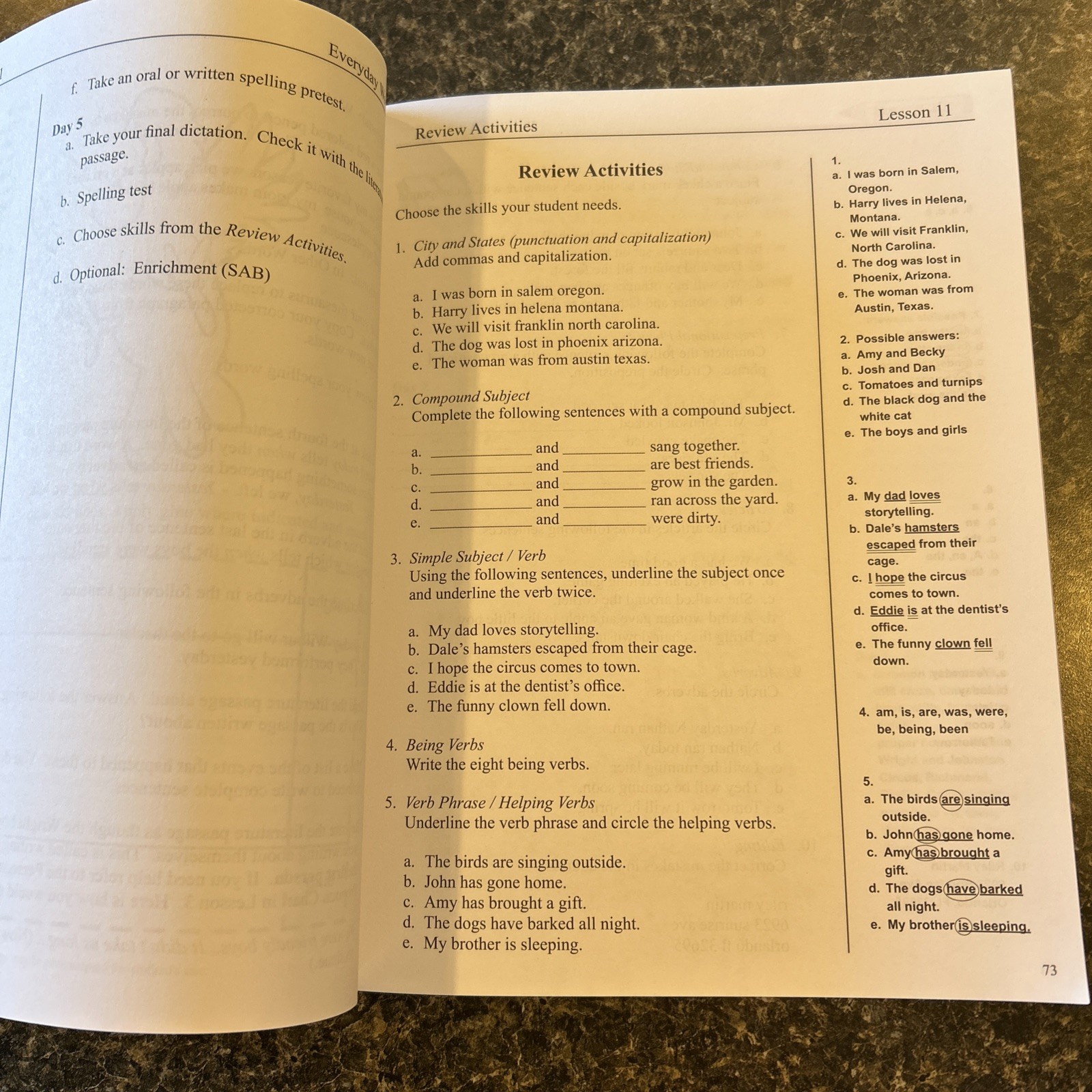 2018 3rd ed. Learning Language Arts Through Literature Orange Teacher