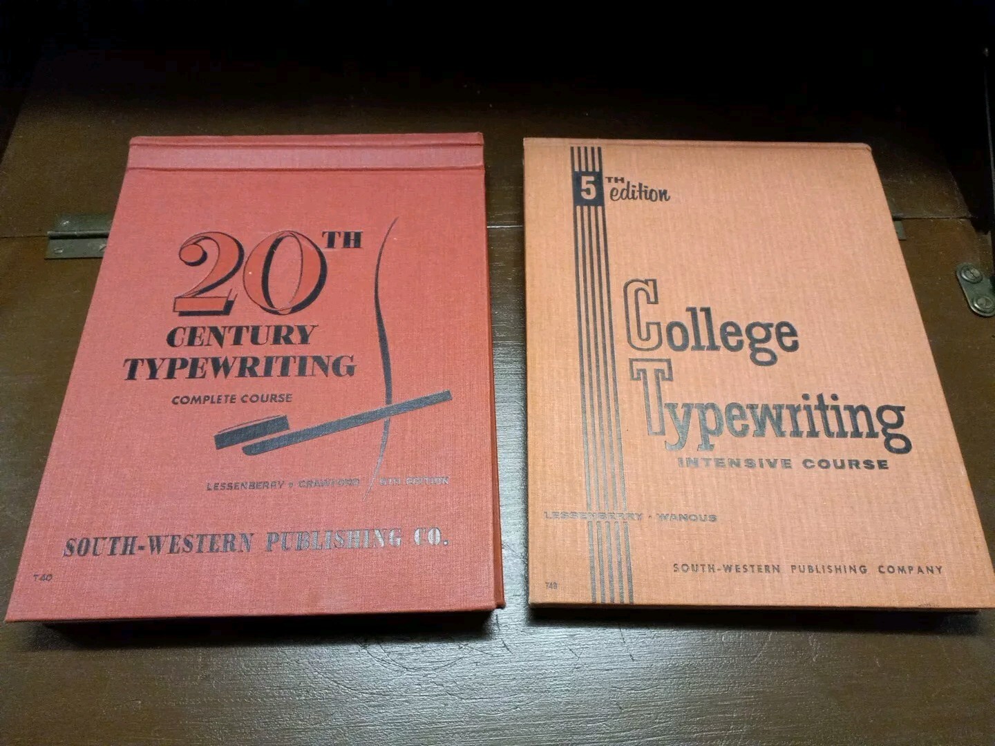 20th Century Typewriting 6th (1952) College Typewriting 5th (1955) HC Textbooks