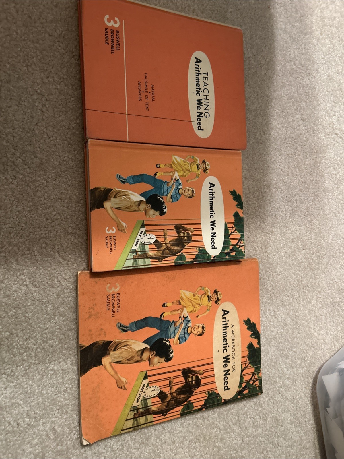 Arithmetic We Need 3 Teachers Edition Workbook and Student Book Homeschool