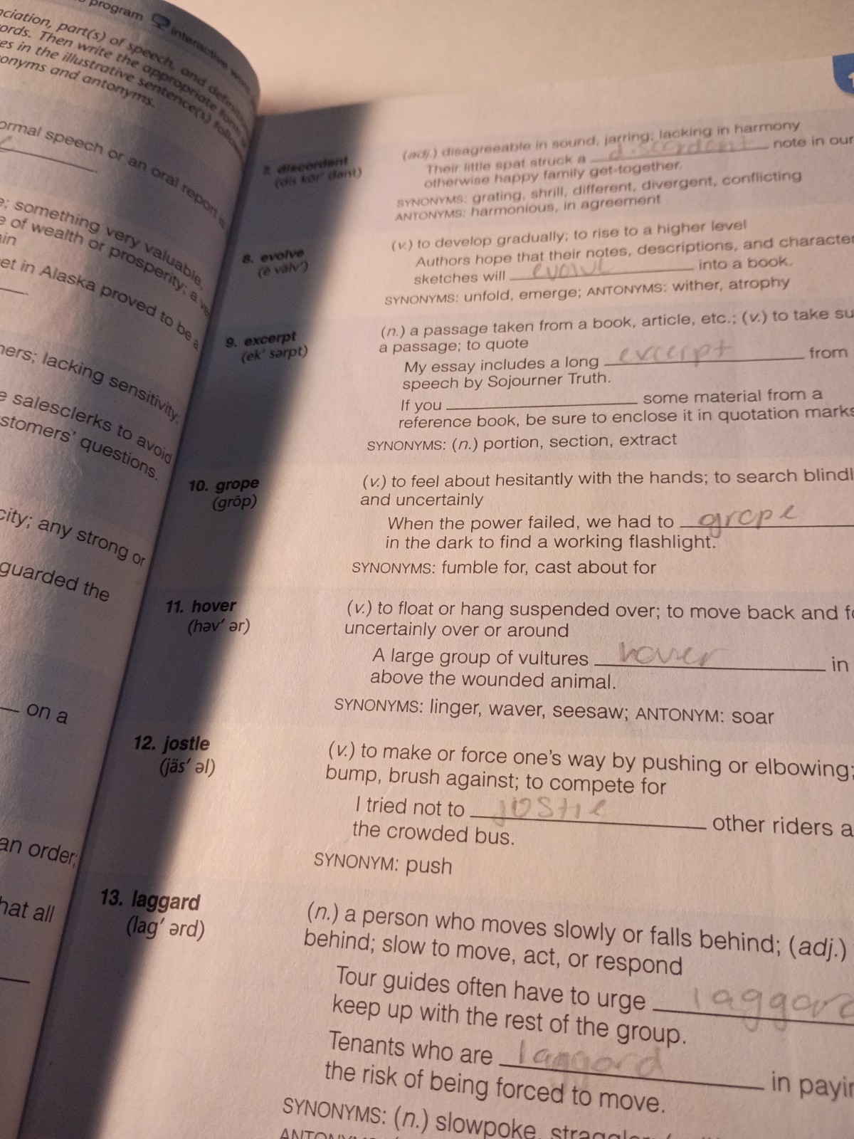 Vocabulary Workshop Level C Enriched Edition Sadlier