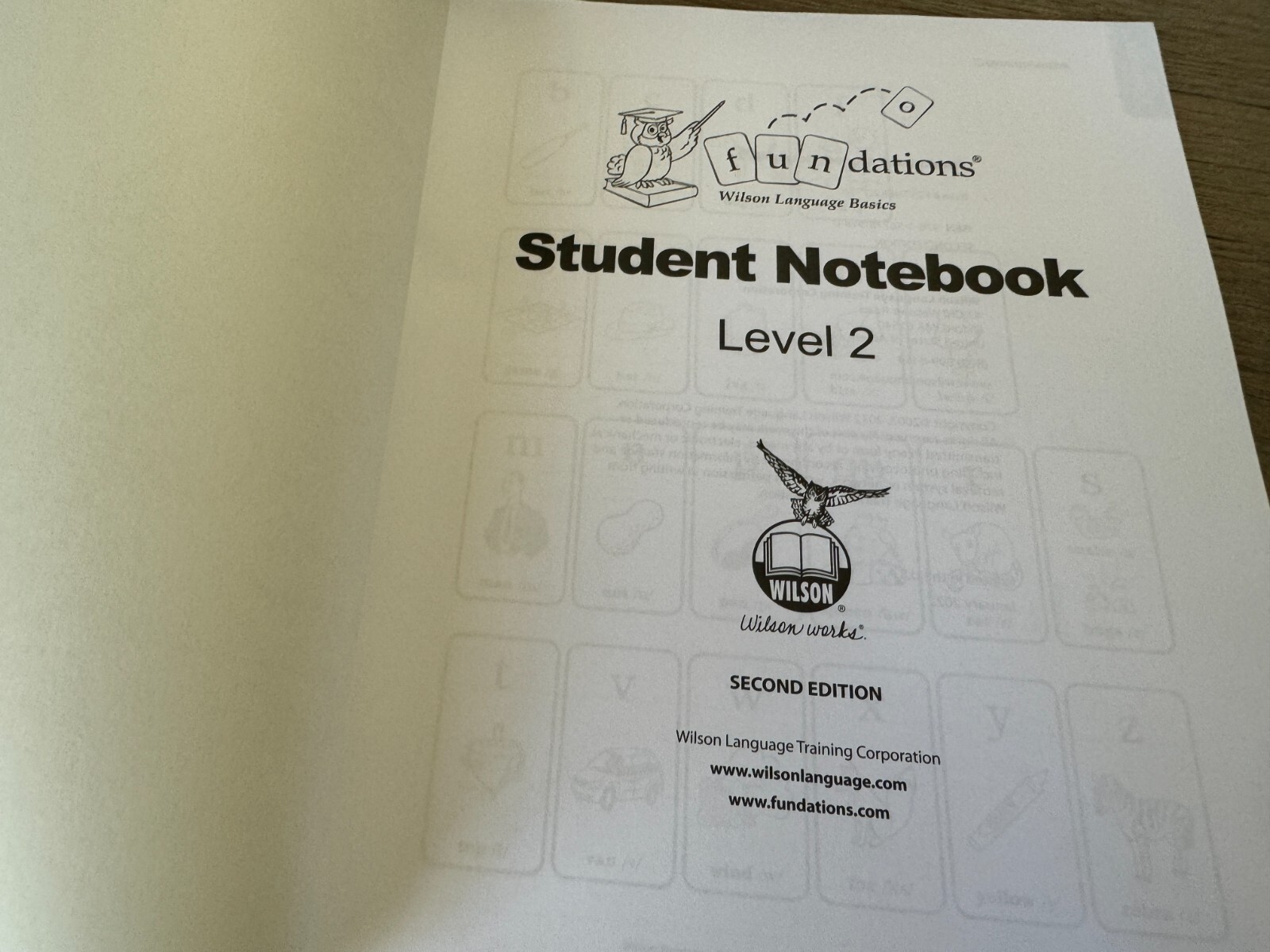 Fundations: Wilson Language Basics–Student Notebook–Level 2-Paperback–NEW