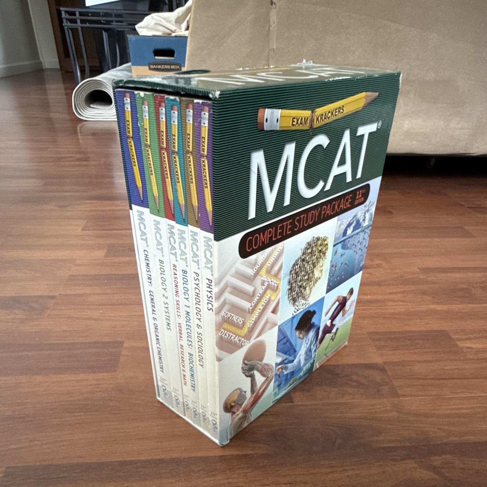 Exam Krackers MCAT Complete Study Package 6-Volume Box Set, 11th Ed