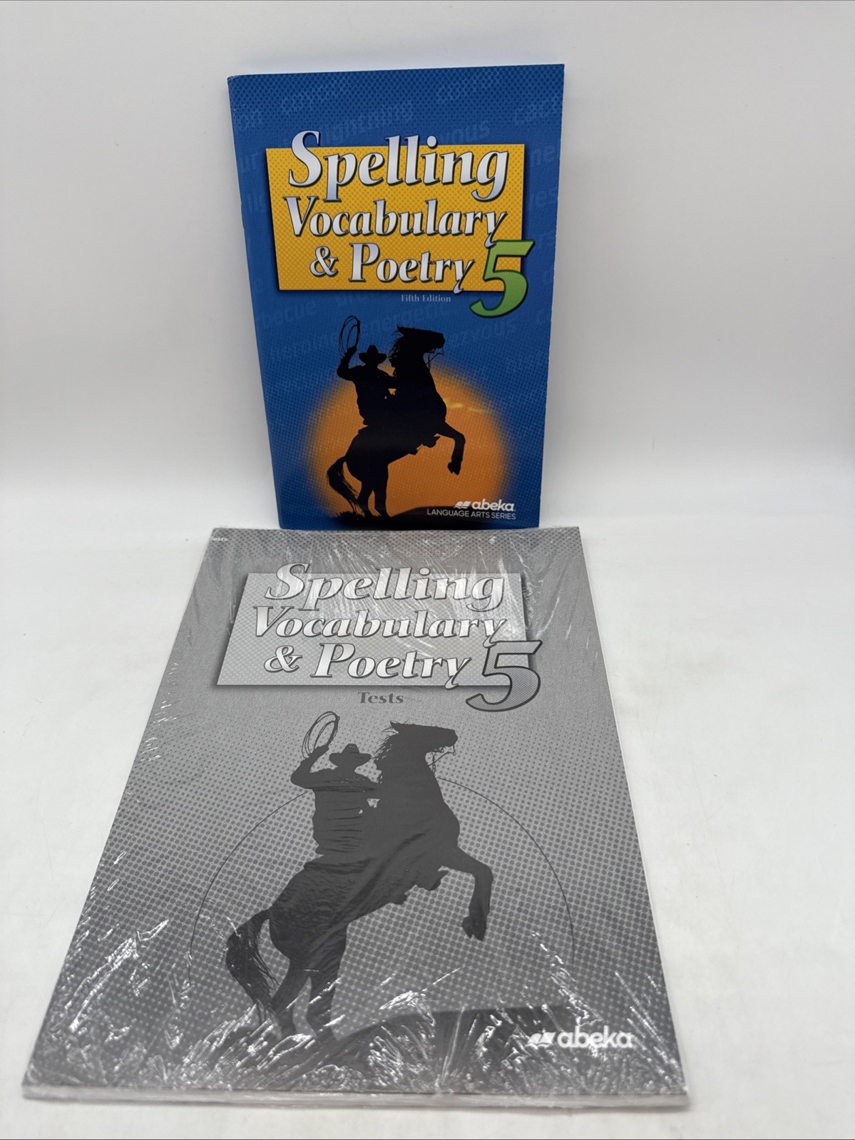 Abeka Spelling Vocabulary Poetry 5 WorkText & Tests (5th Edition) 5th Grade NEW