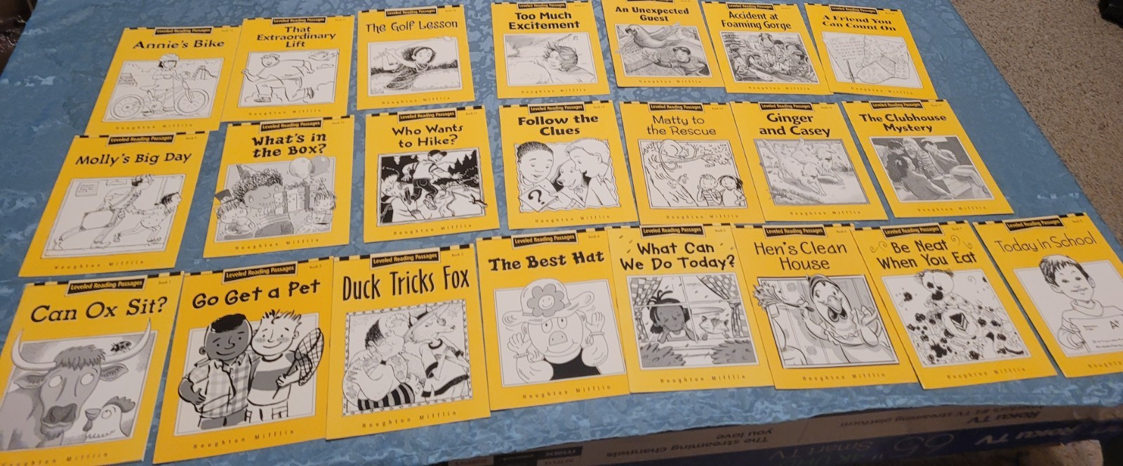 22 Houghton Mifflin Leveled Reading Passages Booklets Homeschool Kids Euc Clean