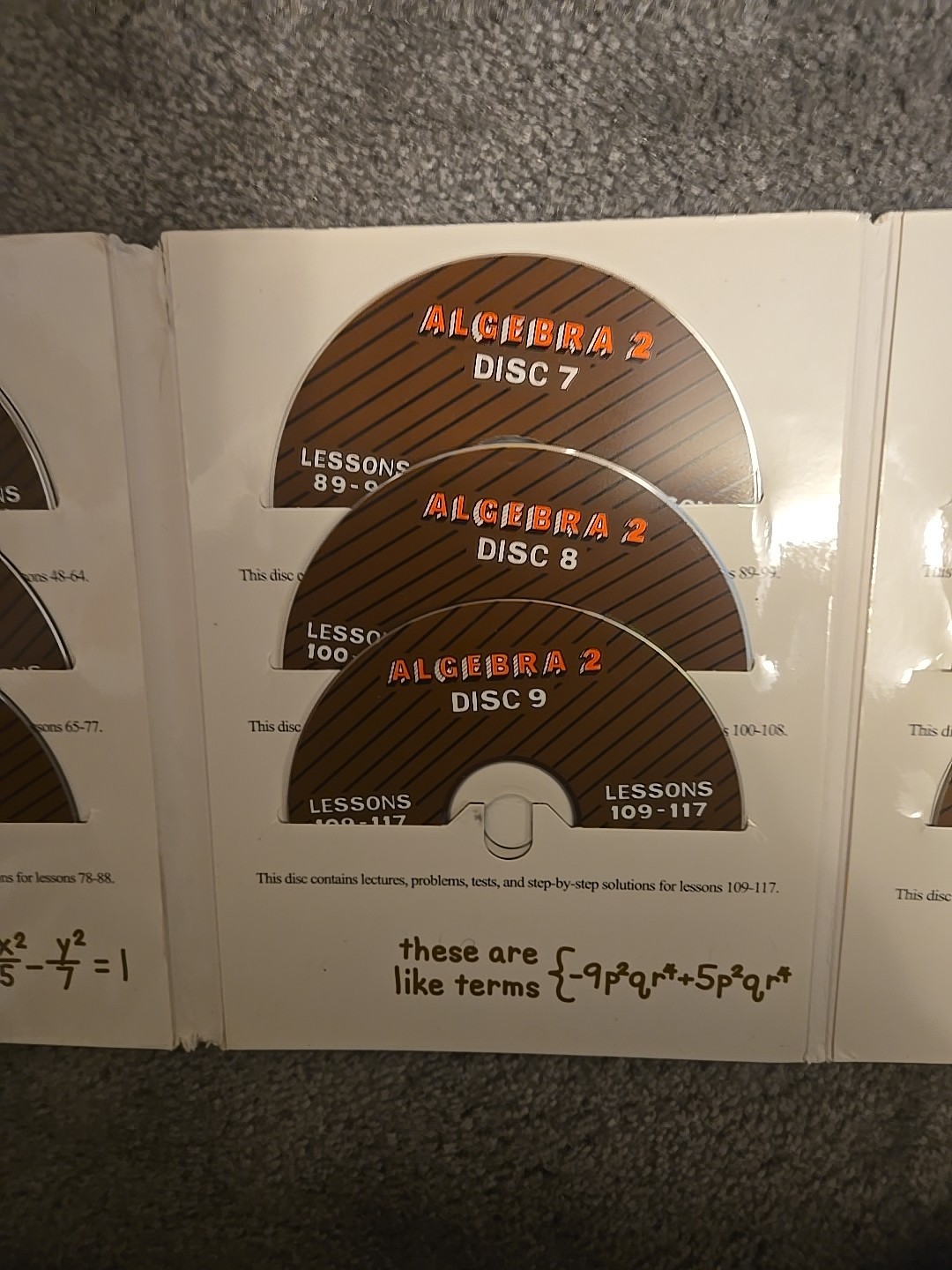 Teaching Textbooks Algebra 2 Version 2.0 Set Text/ CDs/ Answer key