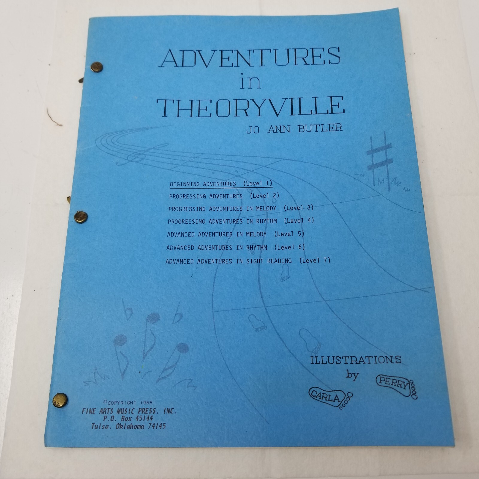 Adventures in Theoryville Elementary Music Teacher Guide 1968 Jo Ann Butler