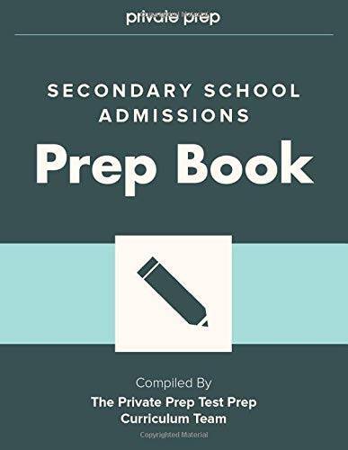 Secondary School Admissions Prep: The Essentials – Paperback – GOOD