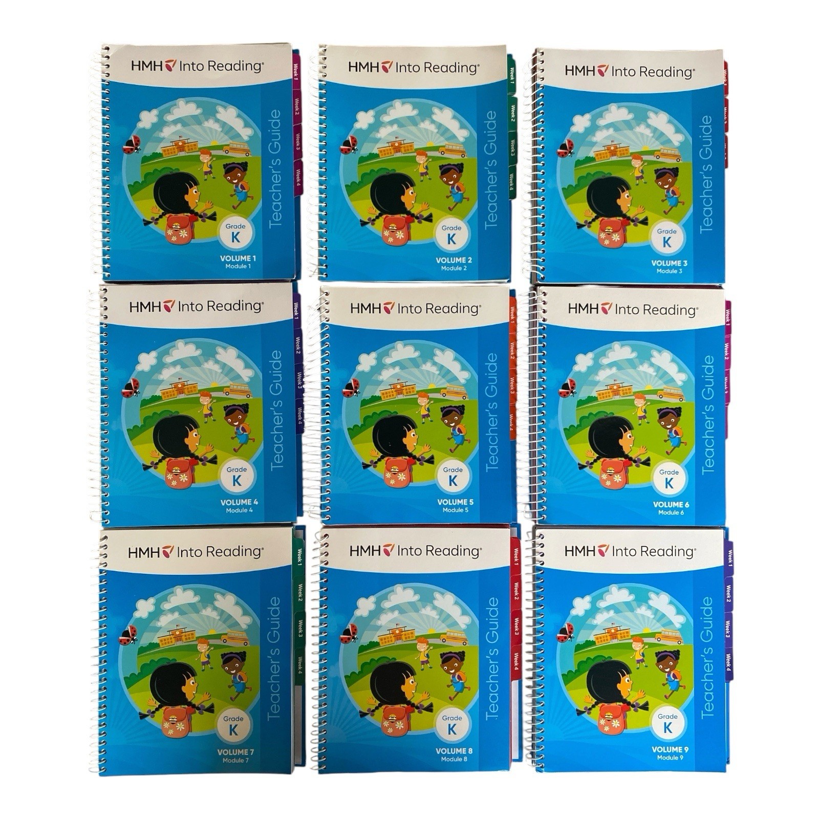 HMH Into Reading Kindergarten Teacher Edition Complete 9 Volume Set