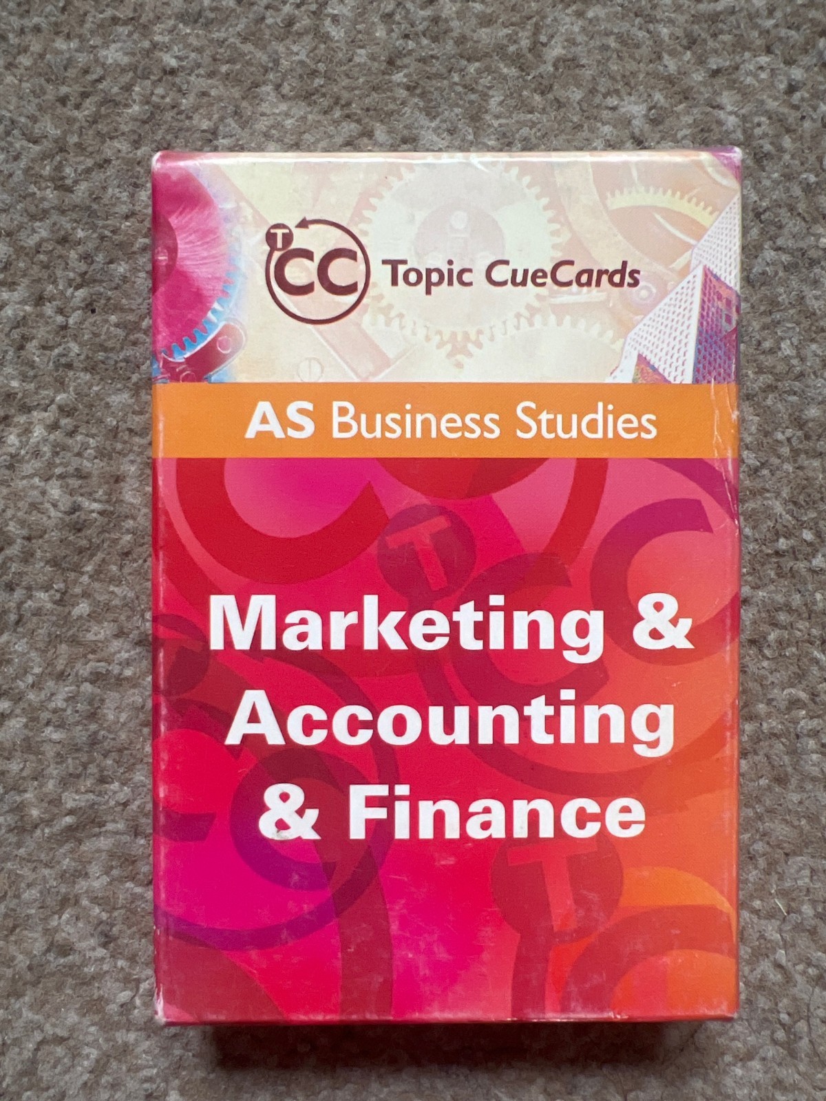 AS Level Business Studies Marketing, Accounting & Finance Flash revise Cards