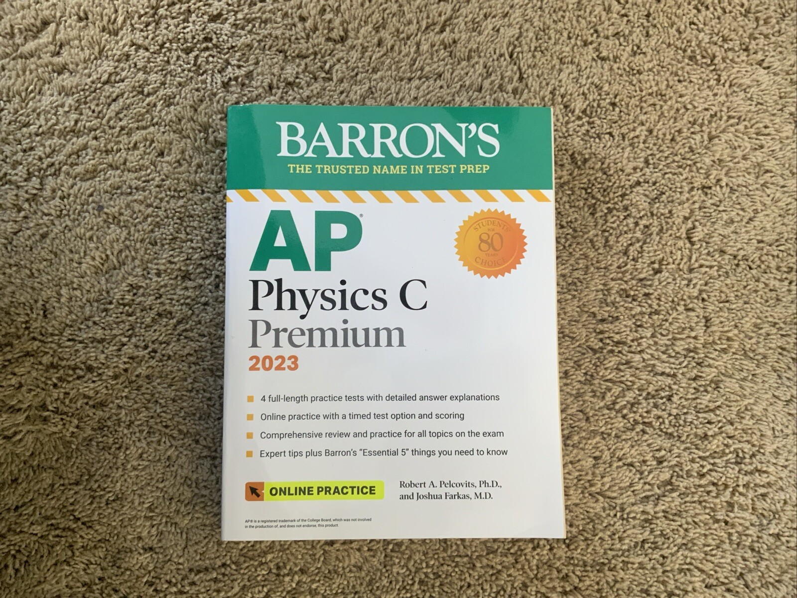 AP Physics 1 Premium 2023 Test Prep Guide