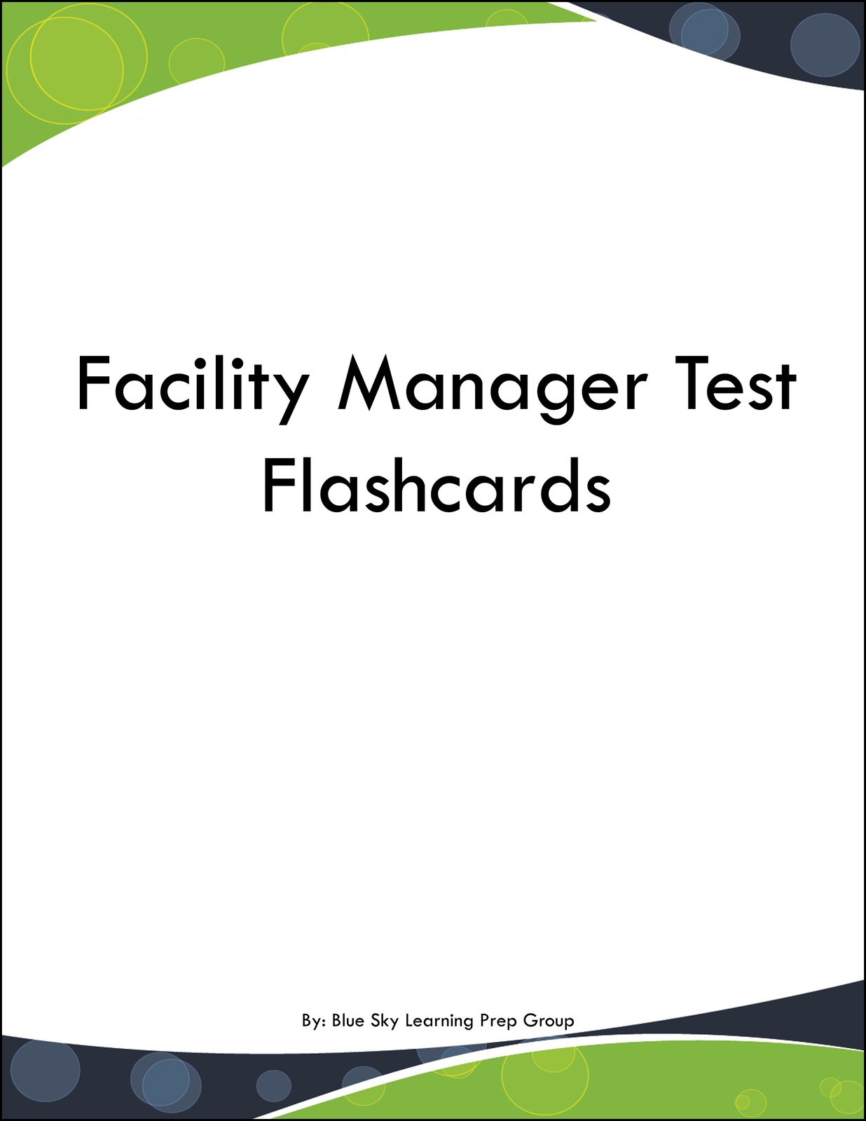 Facility Manager Test Flashcards