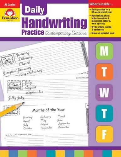 Daily Handwriting Contemporary Cursive Te (Paperback) Daily Handwriting Practice