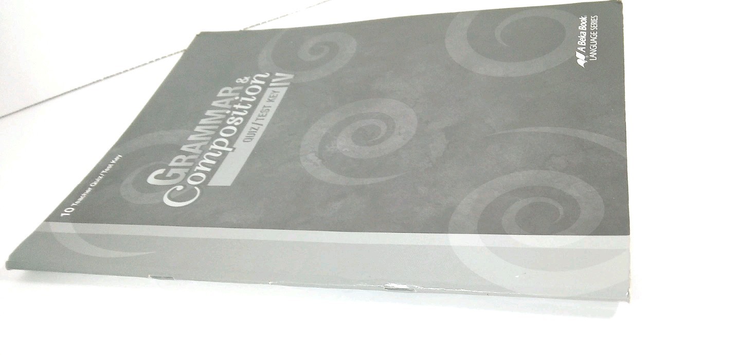 Abeka Grammar & Composition IV 3rd Edition
