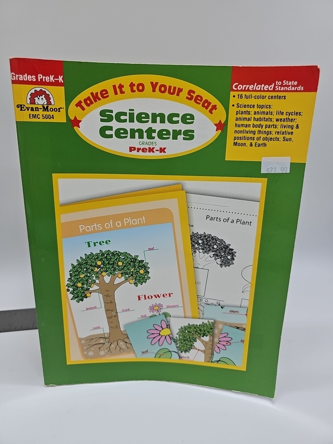 Take It to Your Seat Science Centers, Grades Pre K-K paperback, Jo Ellen Moore