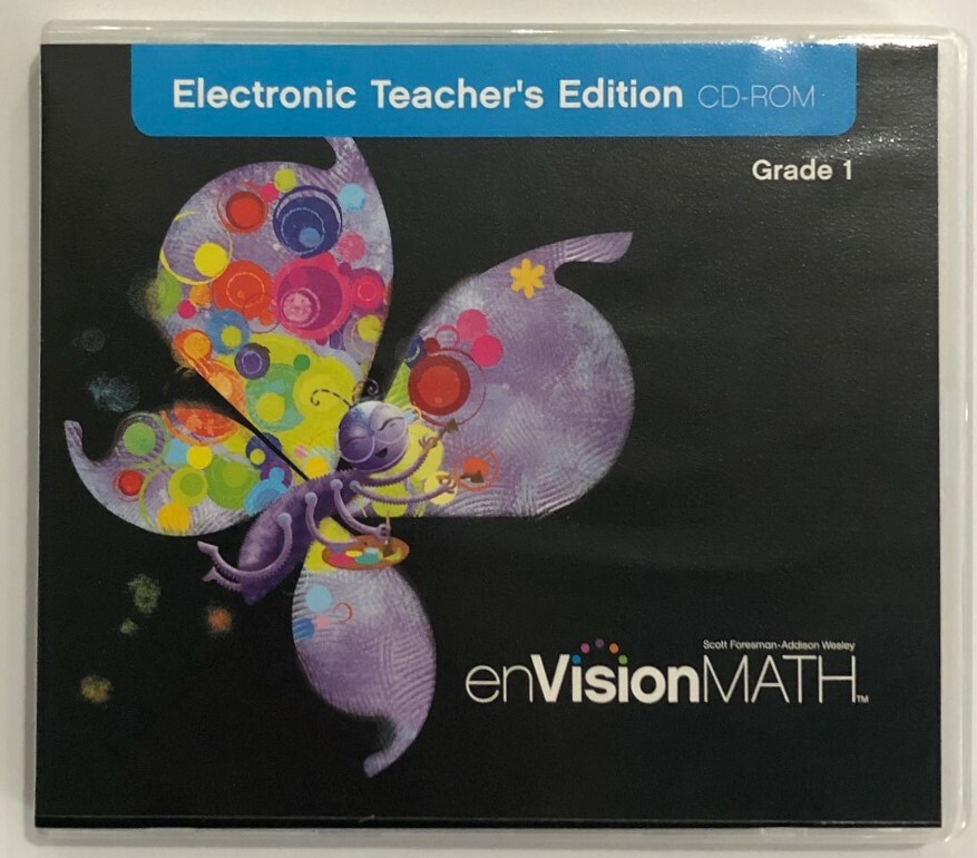 1st Grade enVision ELECTRONIC TEACHER’S EDITION CD-ROM – Hard Case (2009)