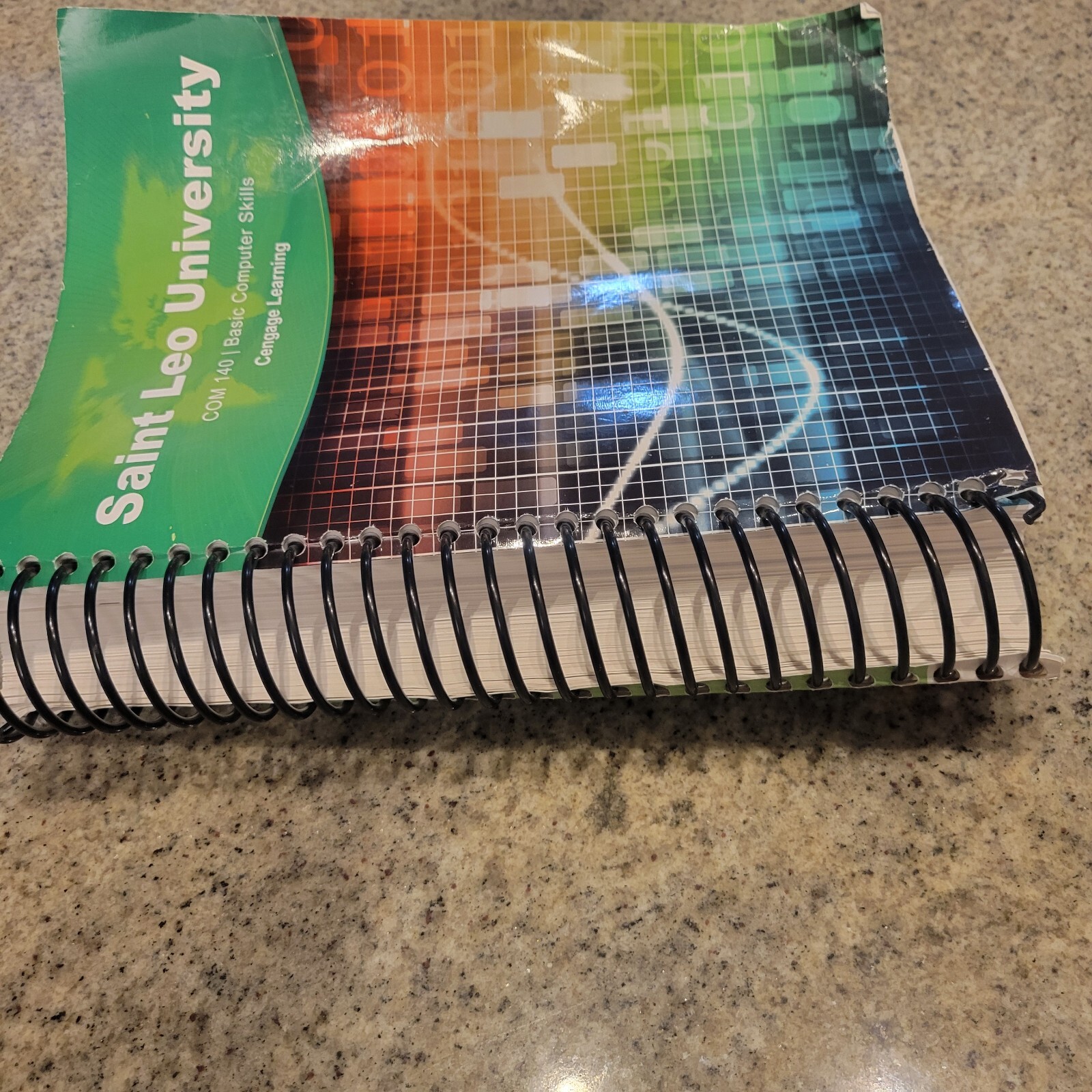 Saint Leo University COM140 Basic Computer Skills Cengage Spiral Workbook