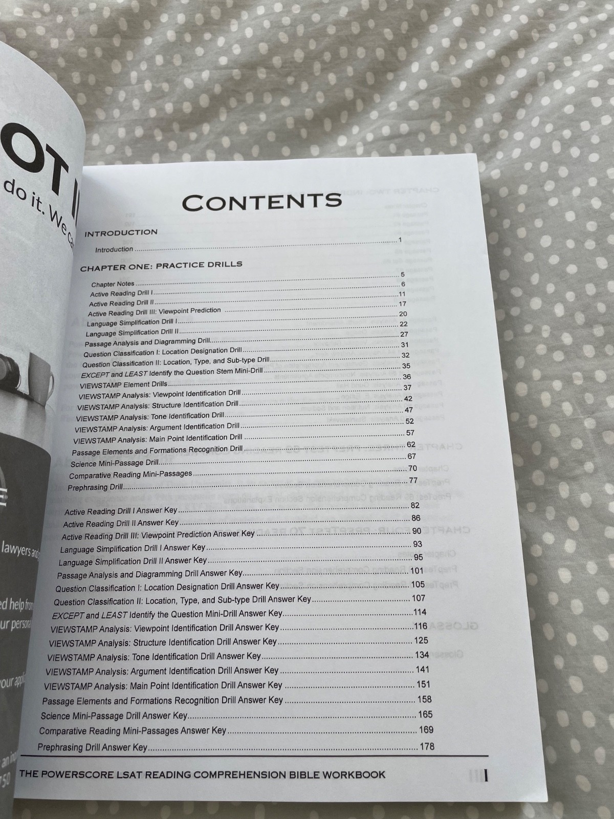 Powerscore LSAT Reading Comprehension Bible Workbook by David M. Killoran 2020
