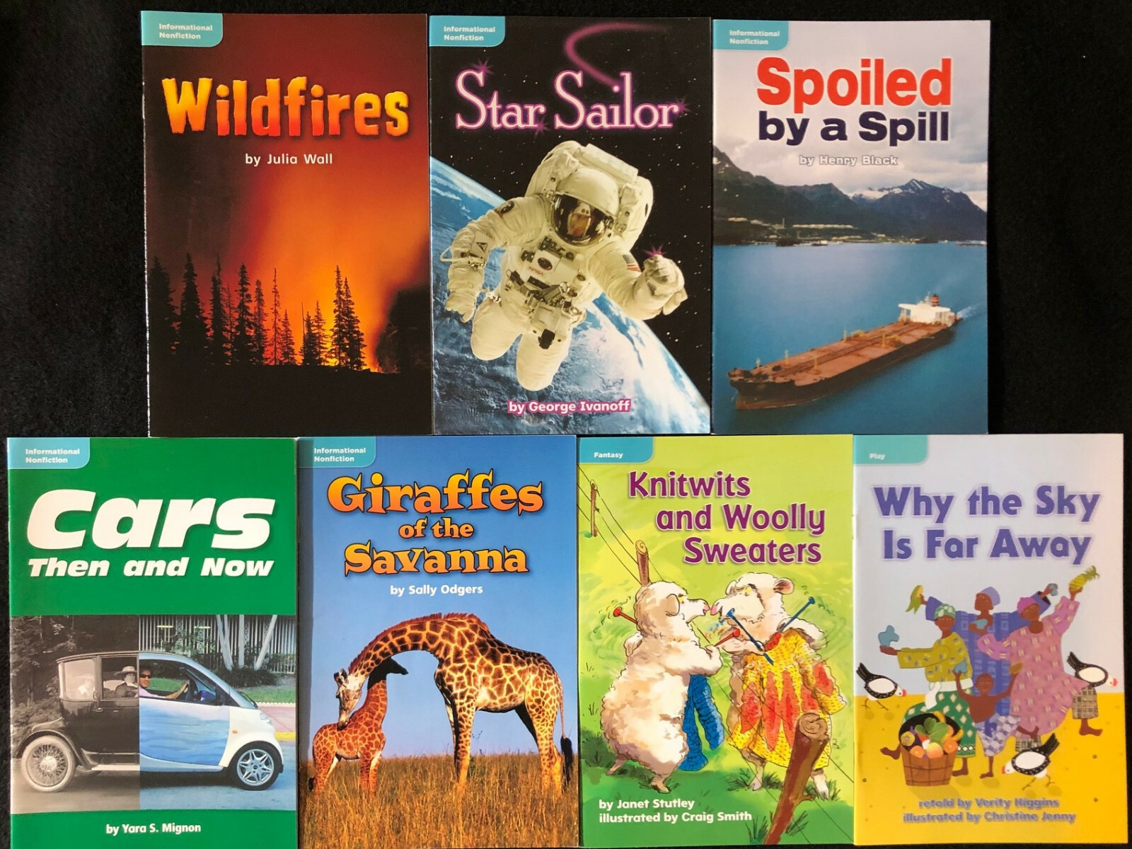 2nd – Genre Readers – INFORMATIONAL NONFICTION, FANTASY, PLAY (7 books)