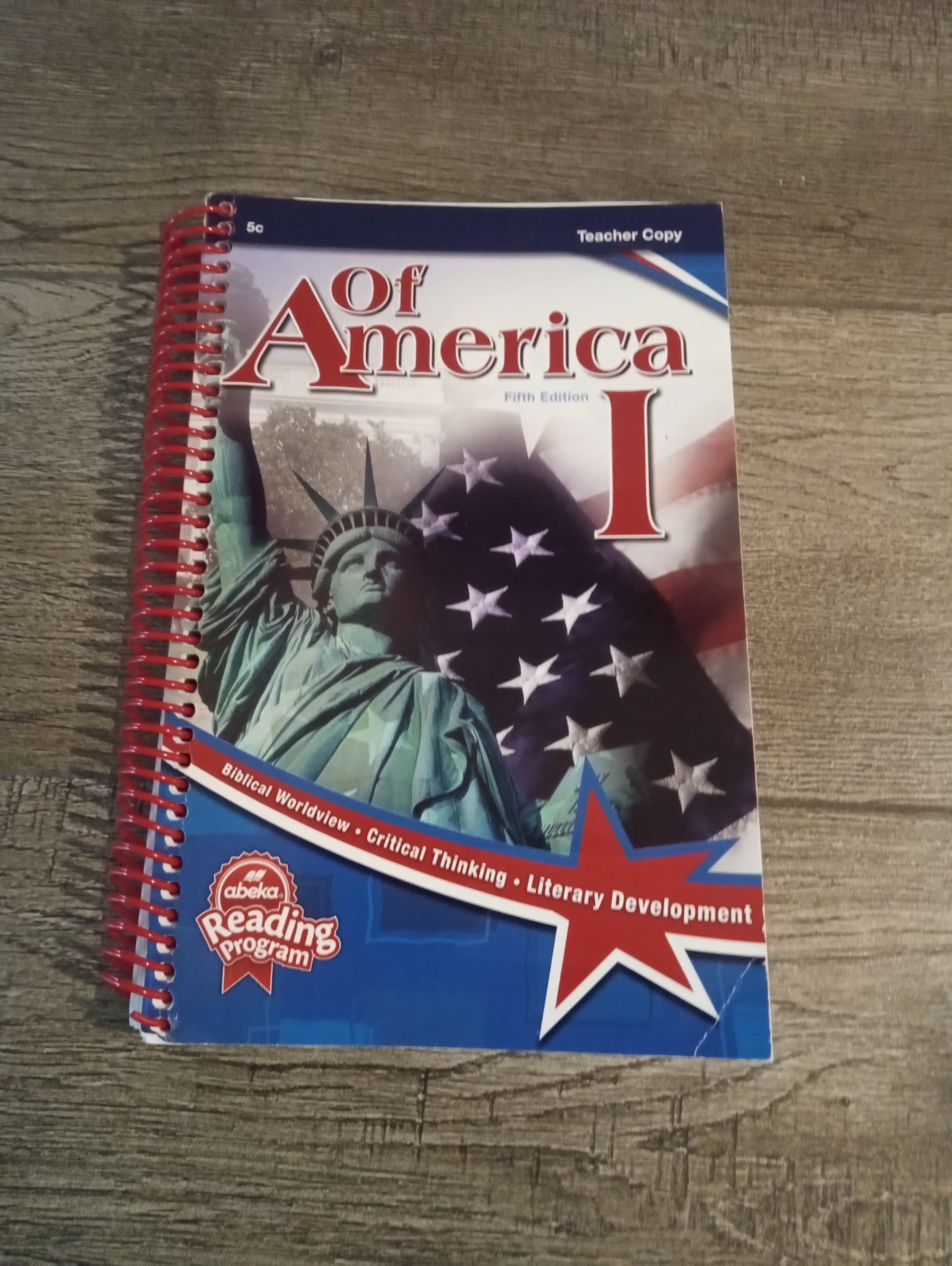 abeka 5th grade reader Of America I teacher copy fifth edition