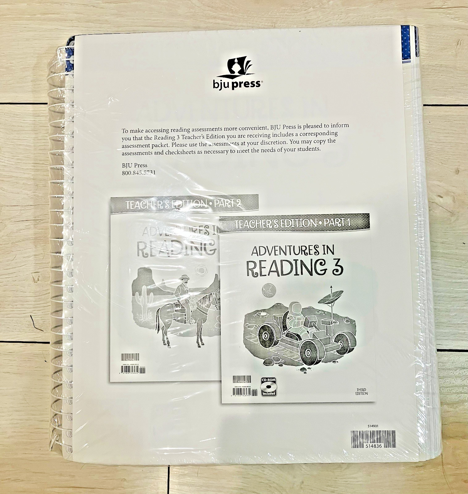 BJU Press Adventures in Reading 3 Teacher’s Edition Part 1 & 2 + Other Extras