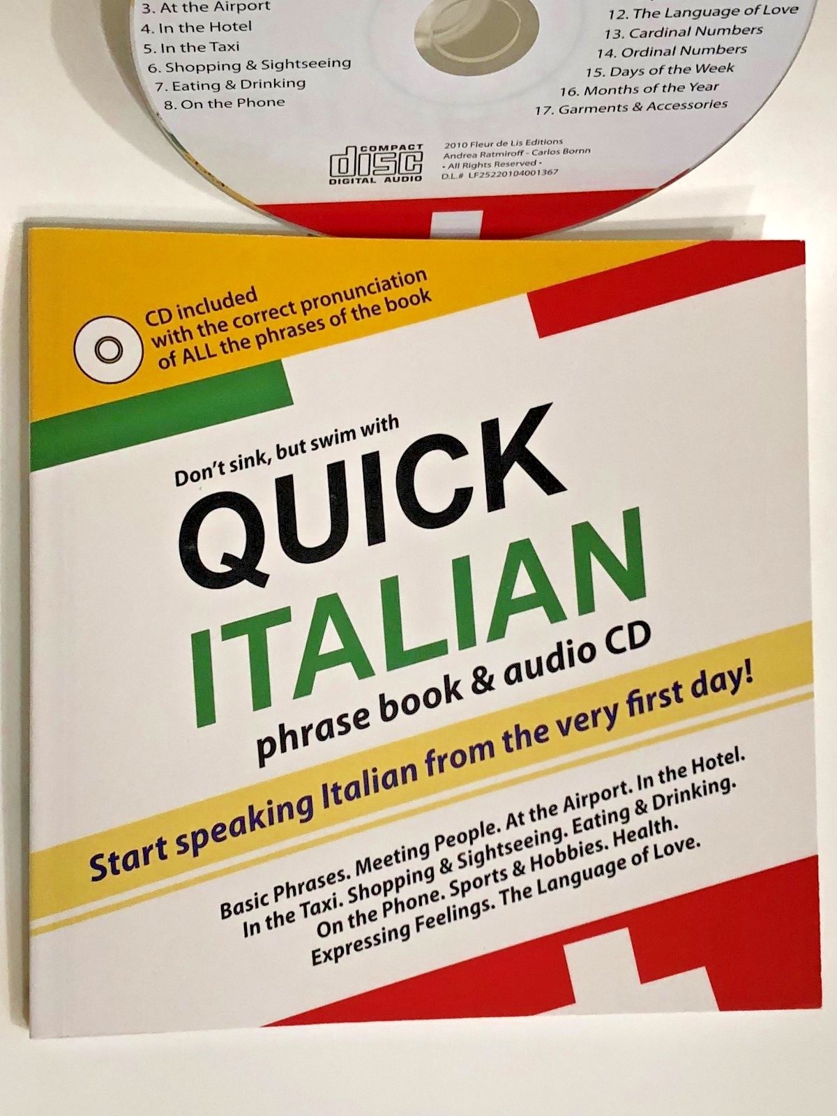 Quick italian book with digital audio CD