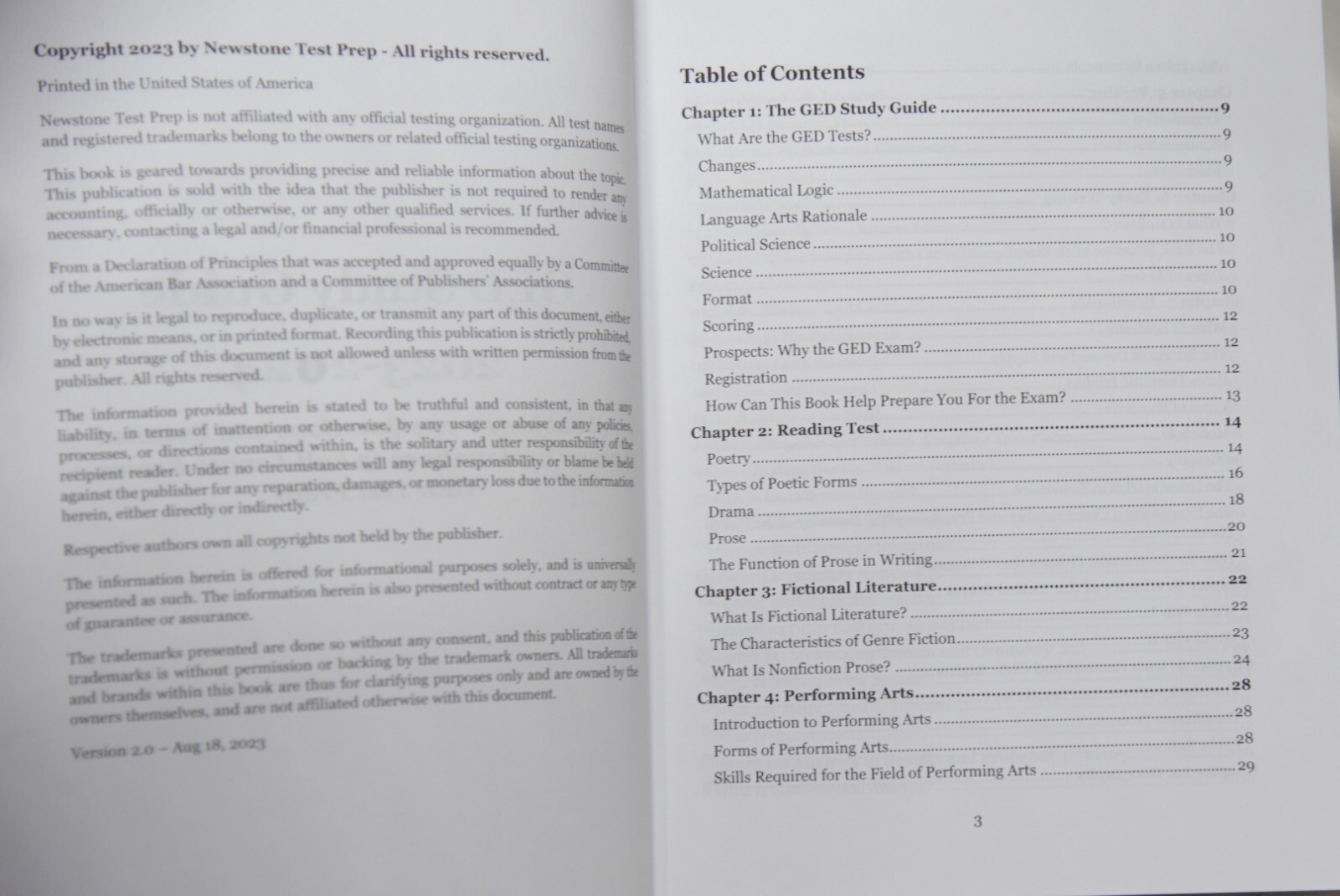 2023-2024 GED study guide