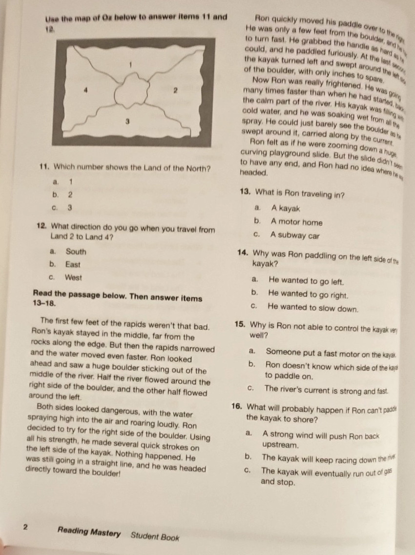 SRA Reading Mastery Curriculum Based Assessment & Fluency Student Book L 10- 120