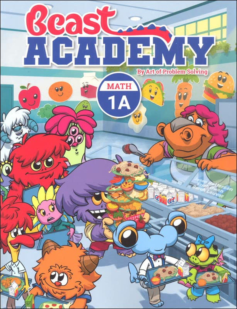 Beast Academy 1A Math Guide and Practice (Combined Volume)