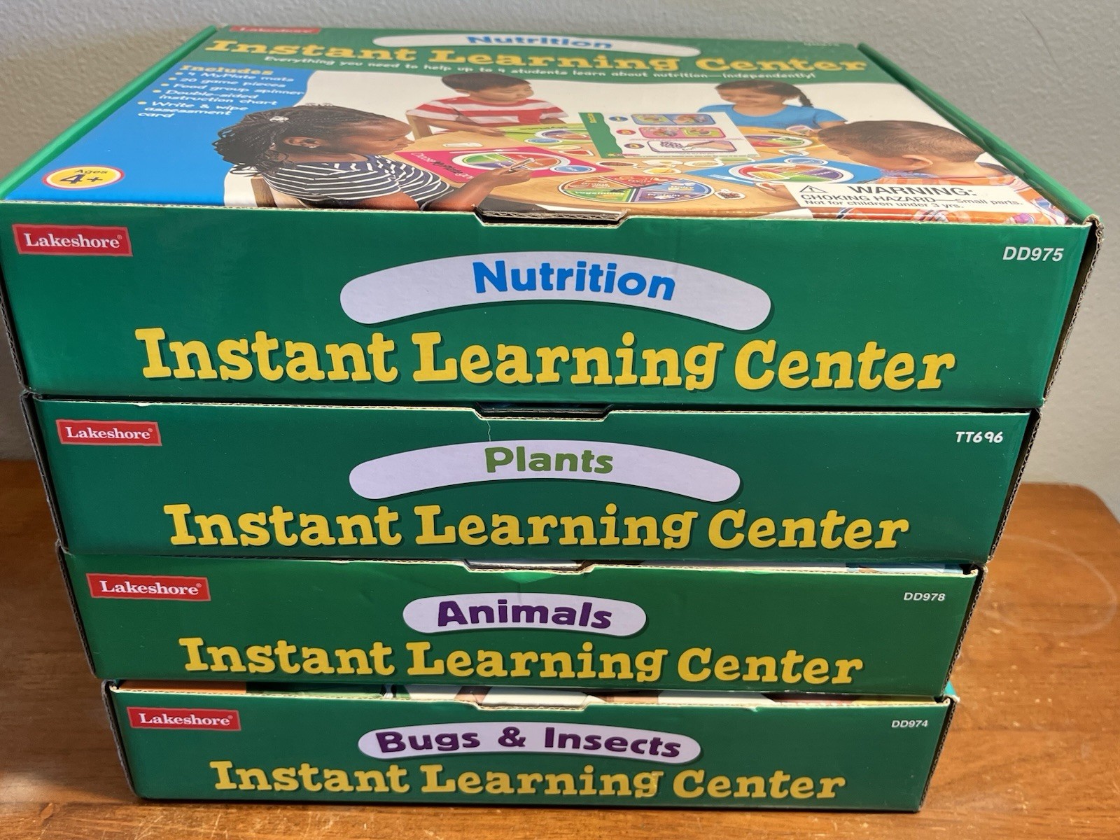 NEW Lakeshore Instant Learning Center LOT SET OF 4 BOXES Plants Nutrition Animal