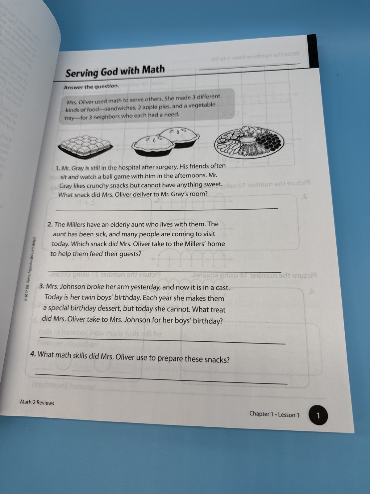 Bob Jones Math 2 Set (4th Edition) WorkText, Review, Tests & Teacher 2nd Grade
