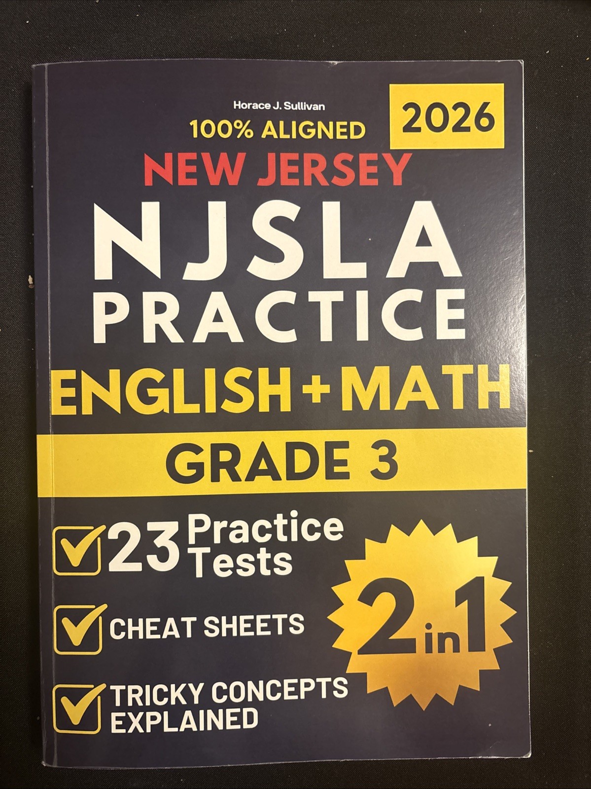 New Jersey NJSLA PRACTICE ENGLISH + MATH GRADE 3